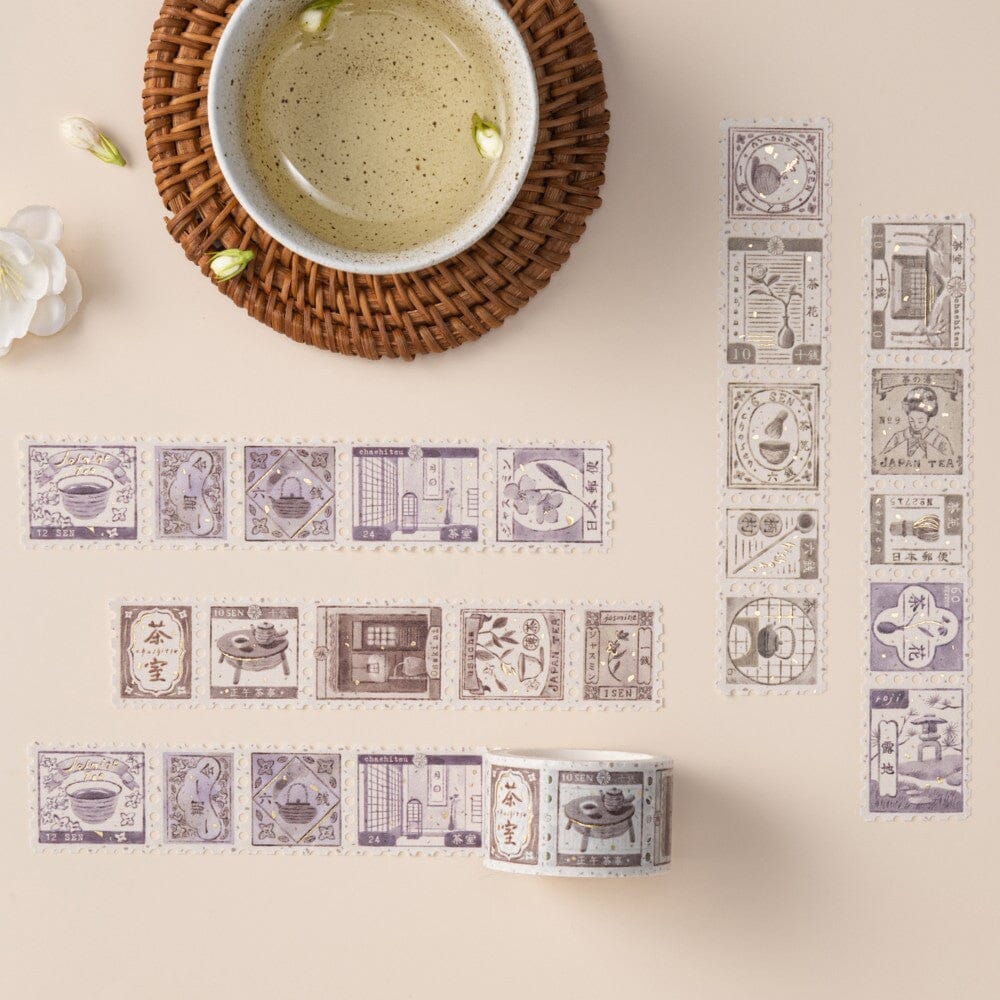 Hinoki - 'Into the Tea Room' PET + Washi Tape Set
