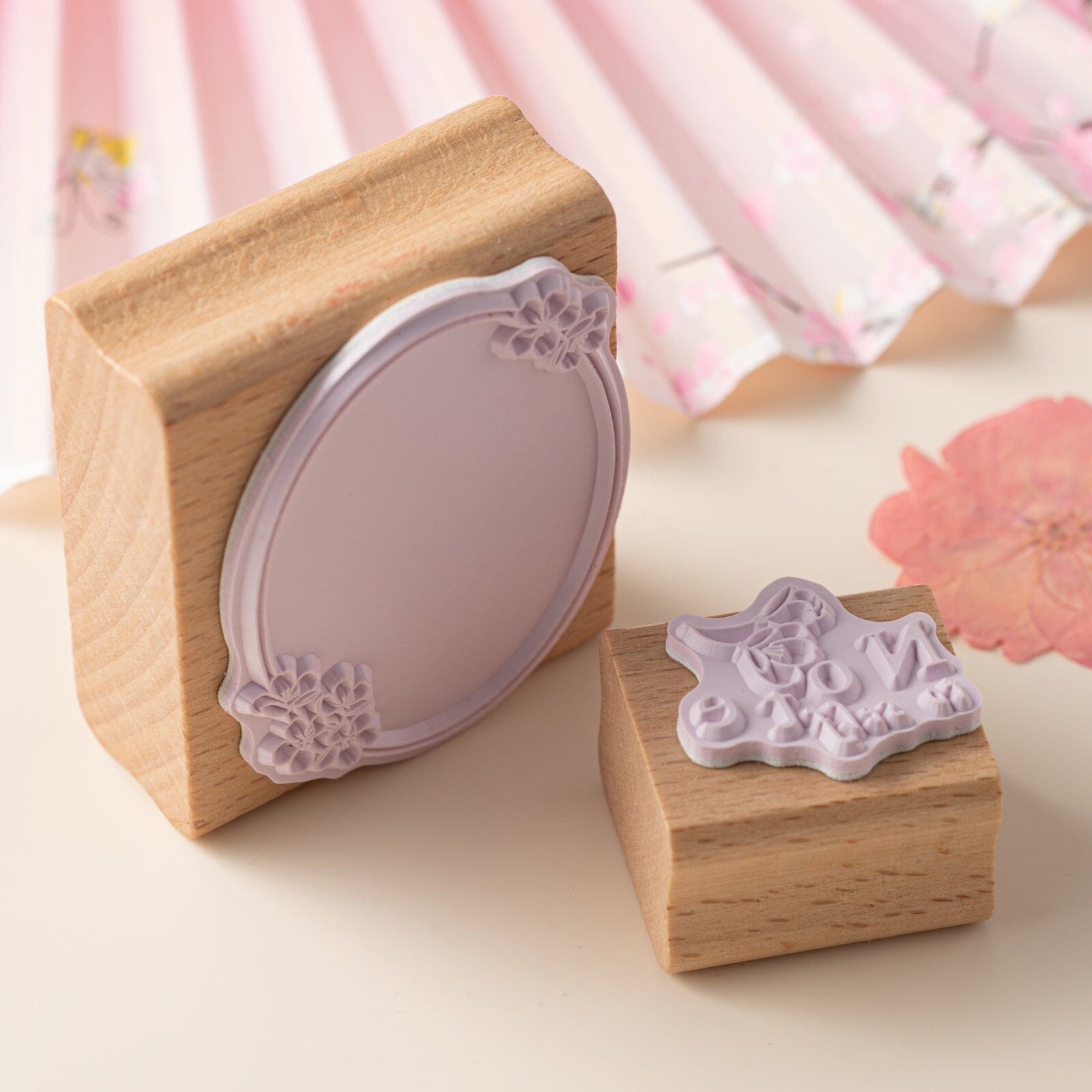 Hinoki - 'Into the Blossom' Wooden Stamps Set