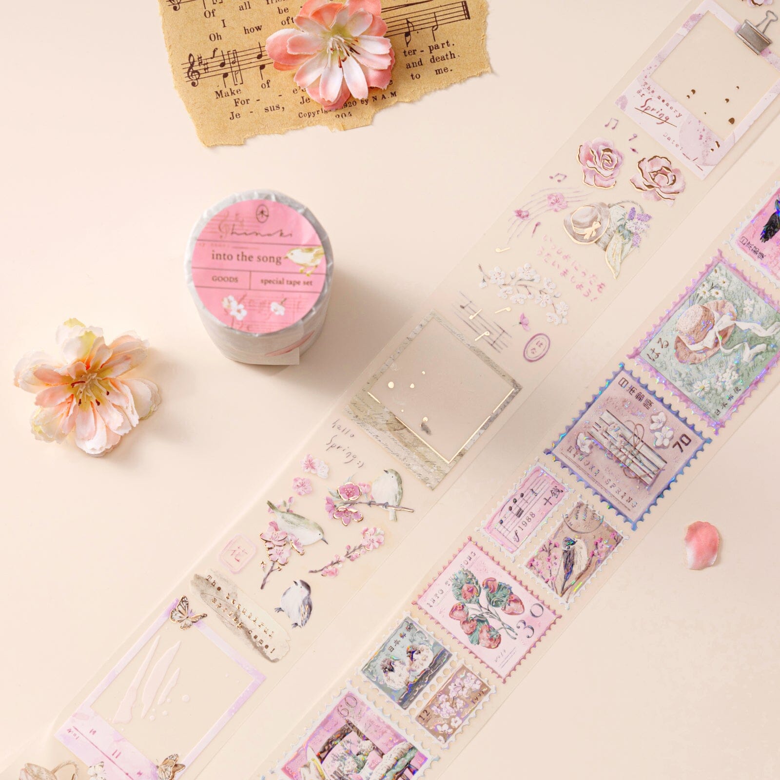 Hinoki - 'Into the Song' Decorative PET Tape Set