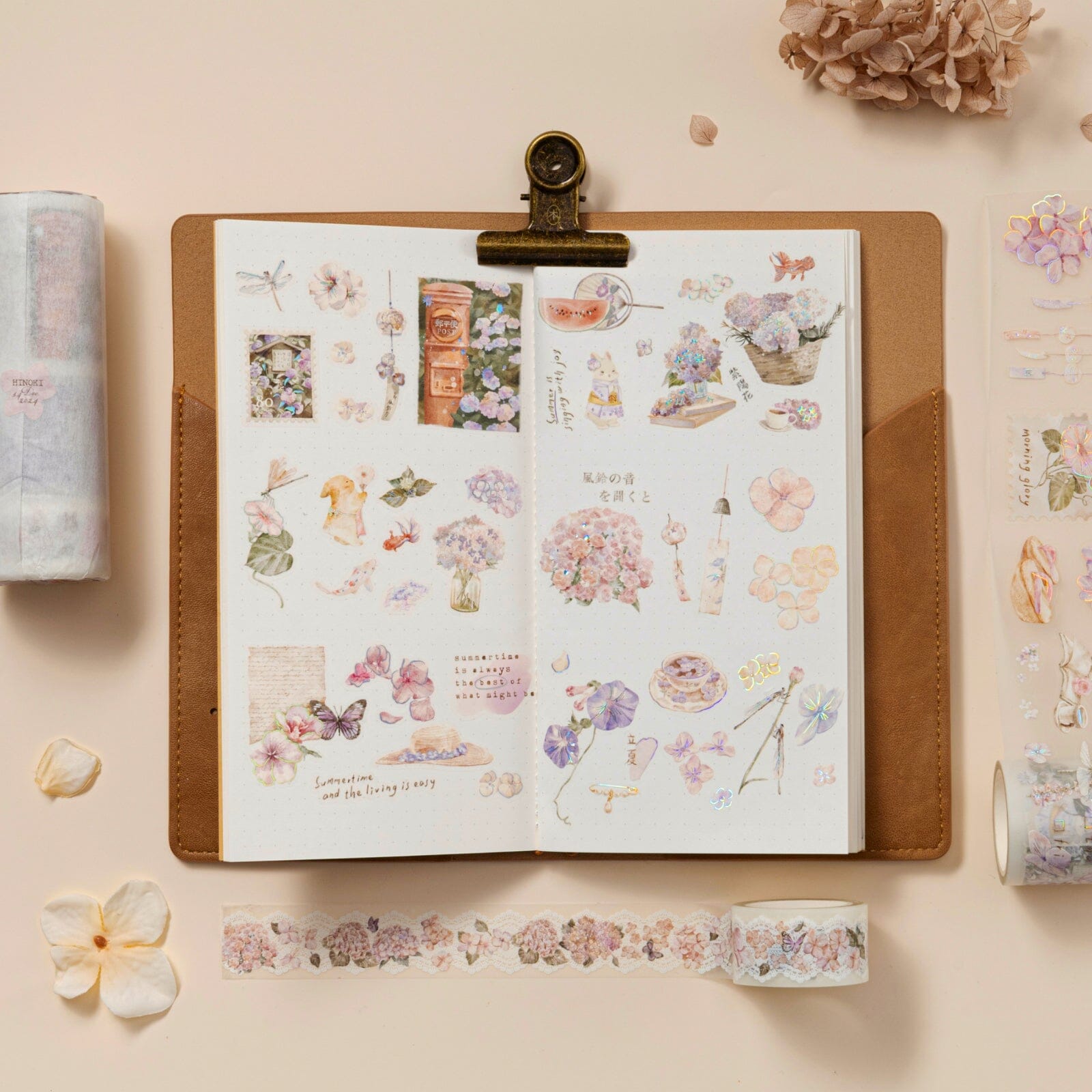 Hinoki - 'Into the Summer' PET Decorative Tape Set