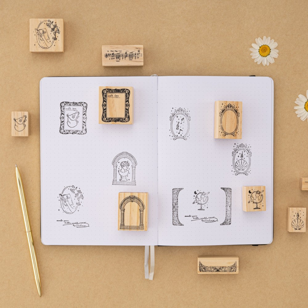 Tsuki 'Light Academia' Stamp Set ☾