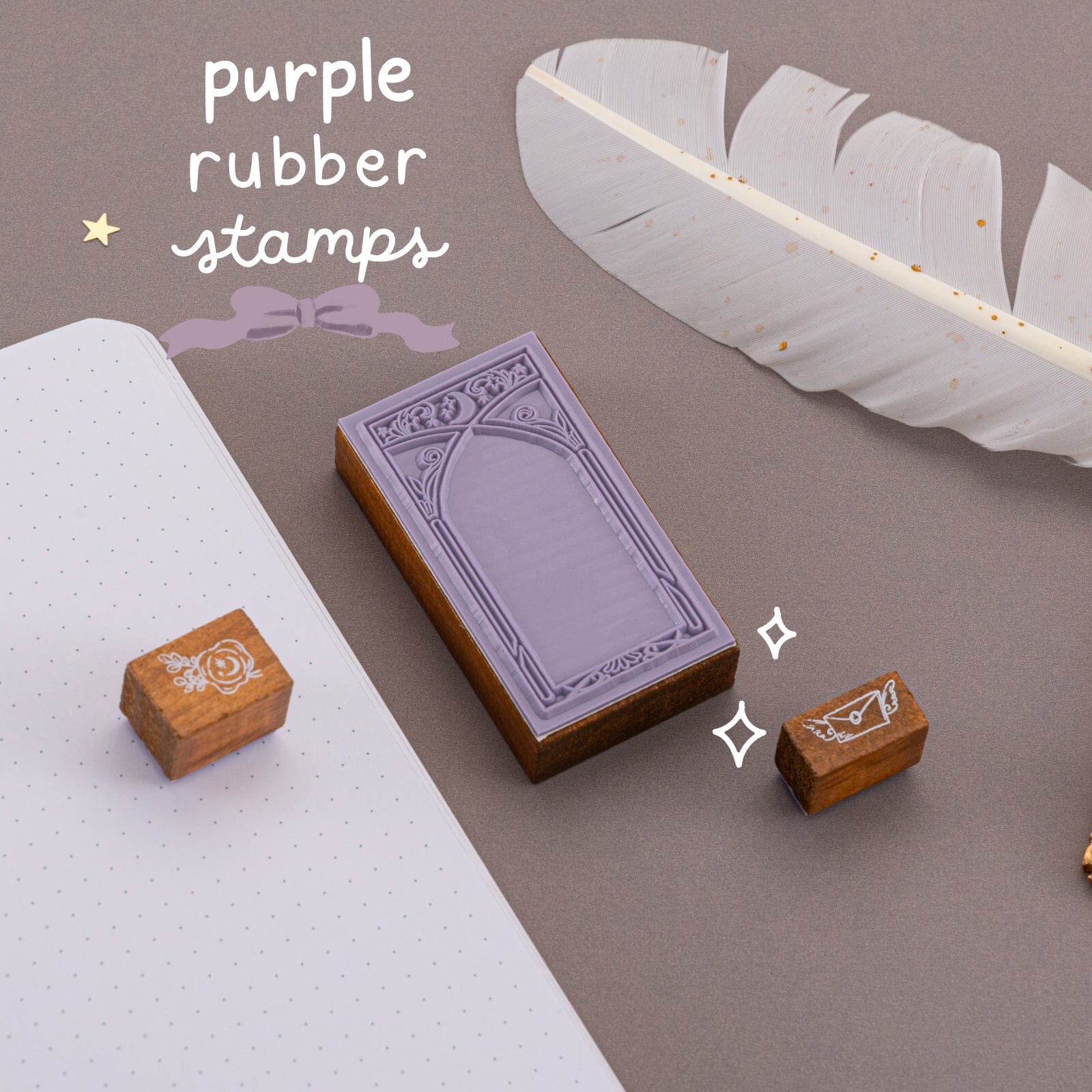 Tsuki 'Lunar Delivery' Bullet Journal Stamp Set ☾
