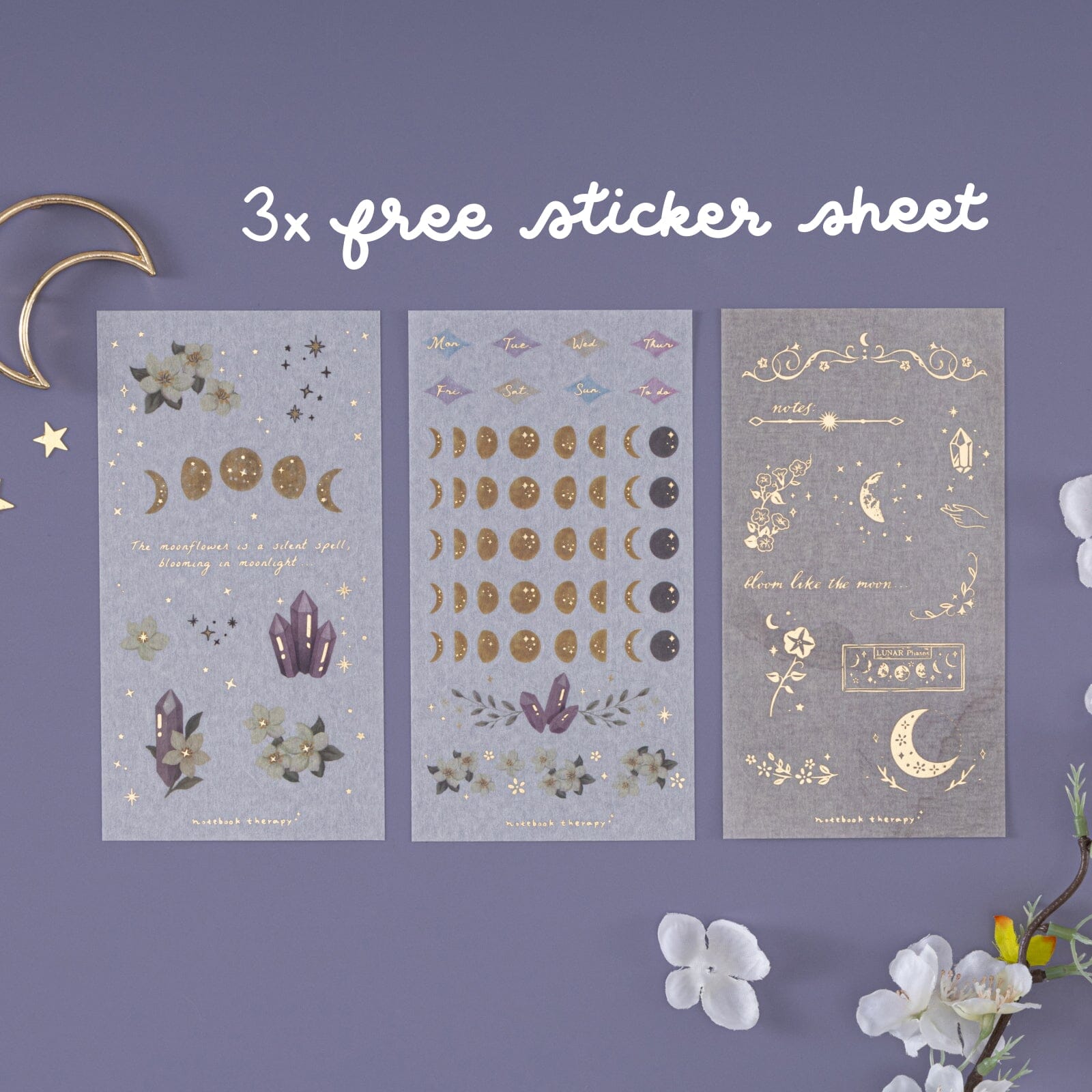 Tsuki 'Lunar Bloom' Collector's Edition 2026 Moon Planner Bullet Journal ☾