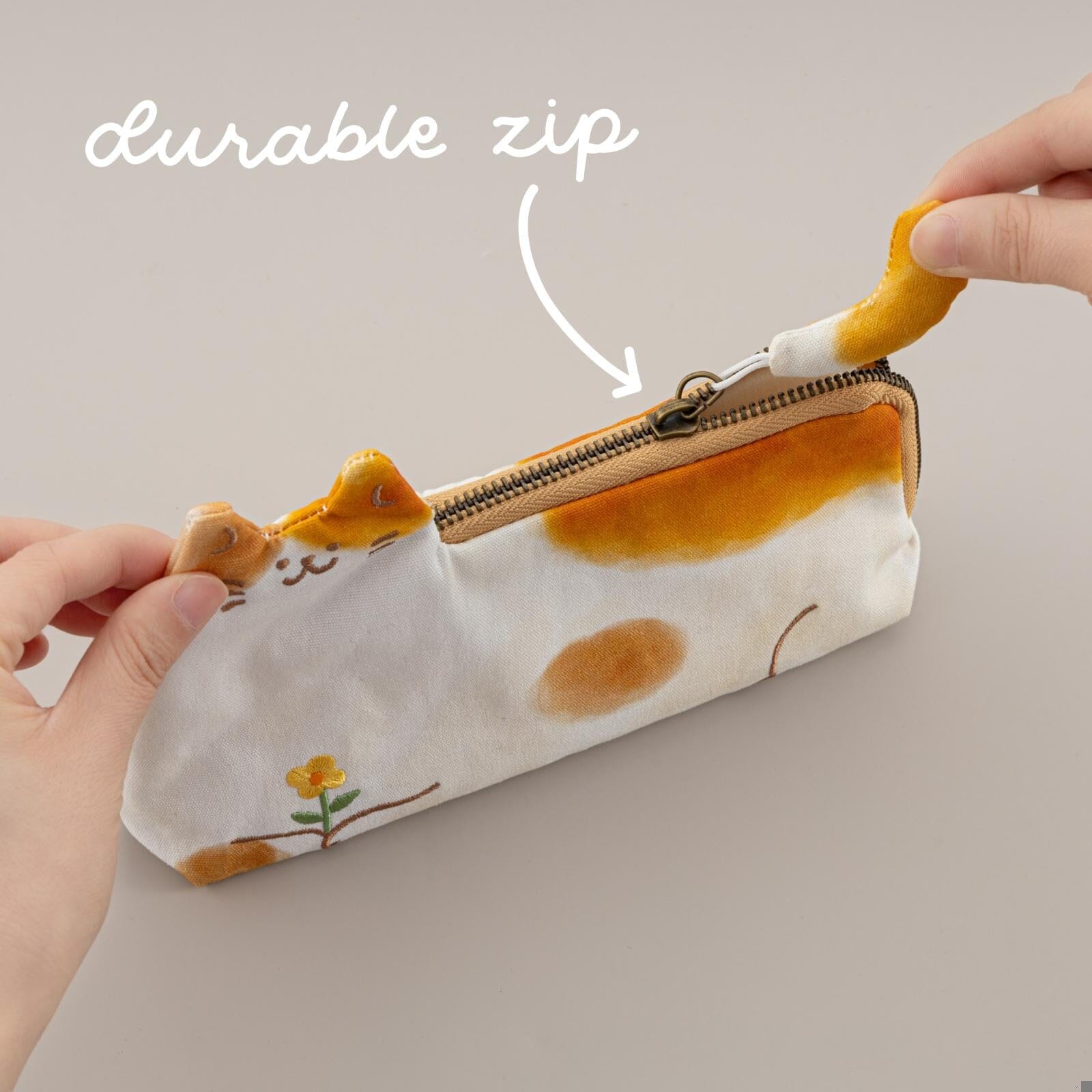 Tsuki 'Neko Days' Travel Pen Pouch ☾