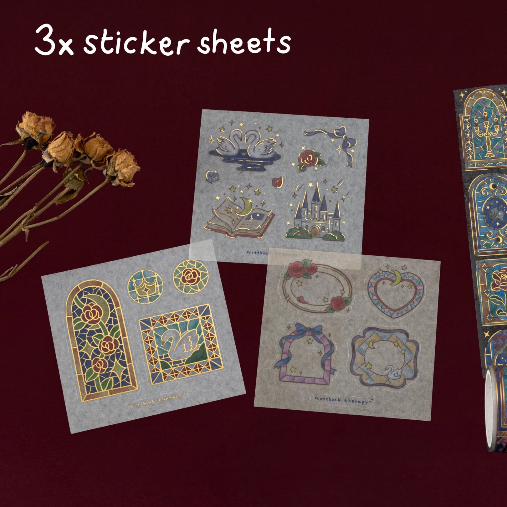 Tsuki 'Once Upon a Time' Washi Tape Set ☾