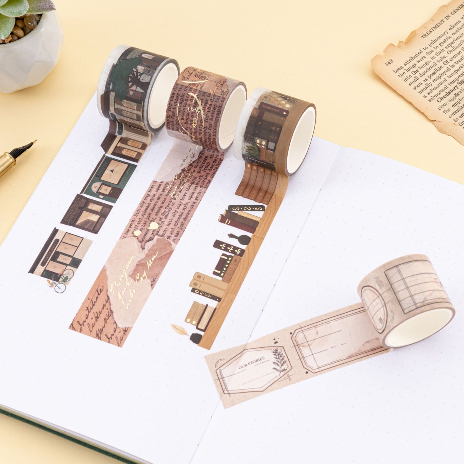 Tsuki 'Our Stories' Washi Tape Set ☾