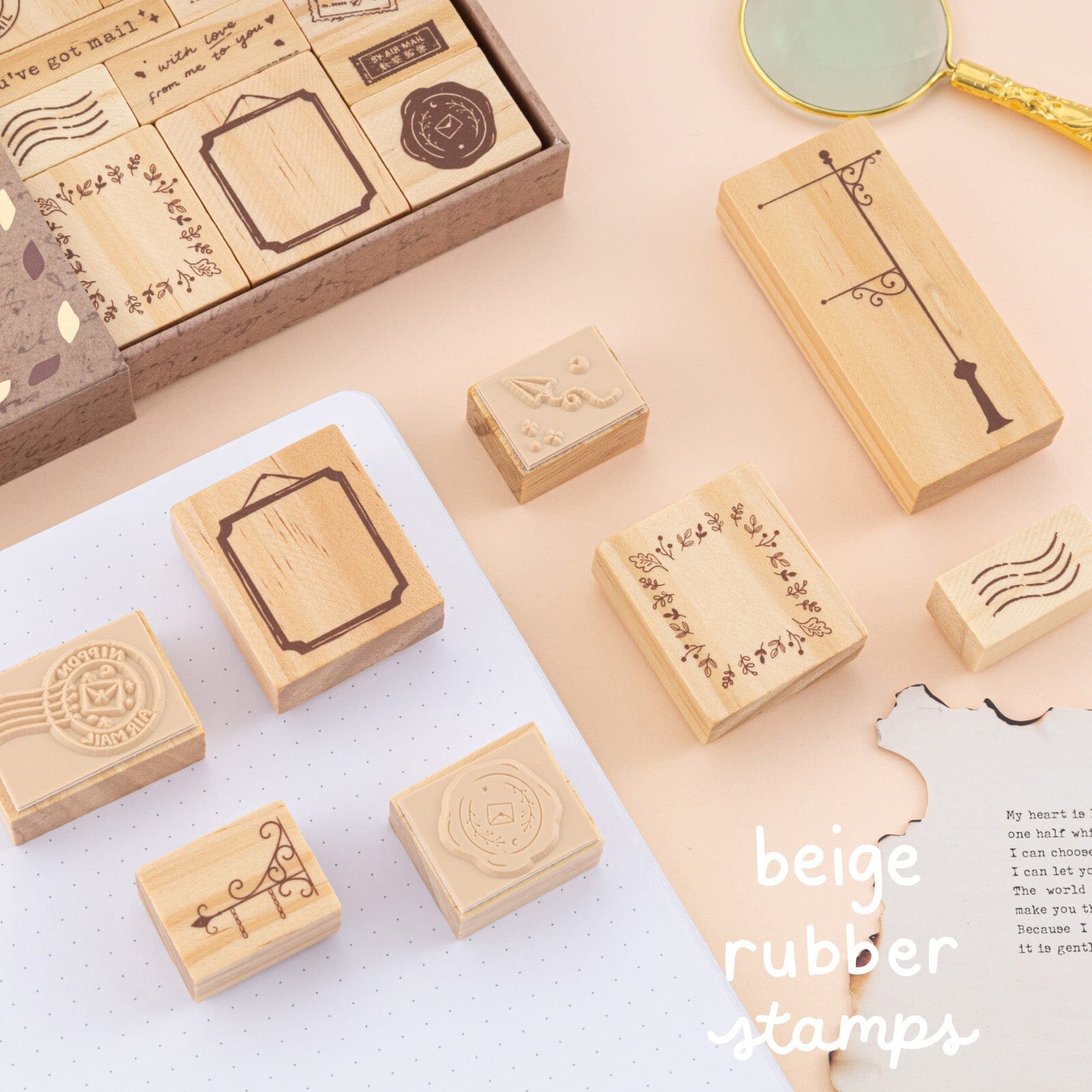 Tsuki 'Our Letters' Penpal Stamp Set ☾
