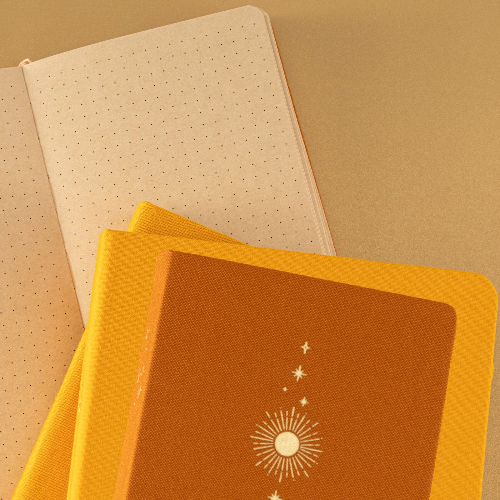 Tsuki 'Sunbeam Magic' Kraft Travel Notebook ☾