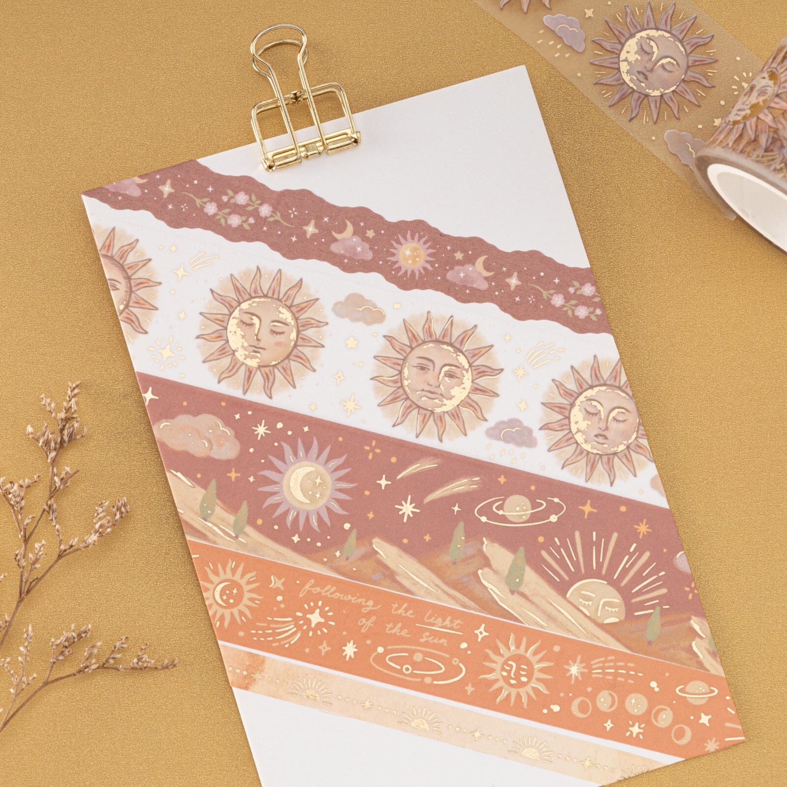 Tsuki 'Sunlit Mystery' Washi Tape Set ☾