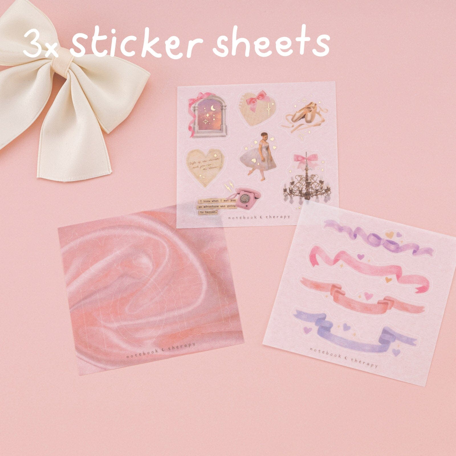 Tsuki 'Sweet Ballet' Washi Tape Set ☾