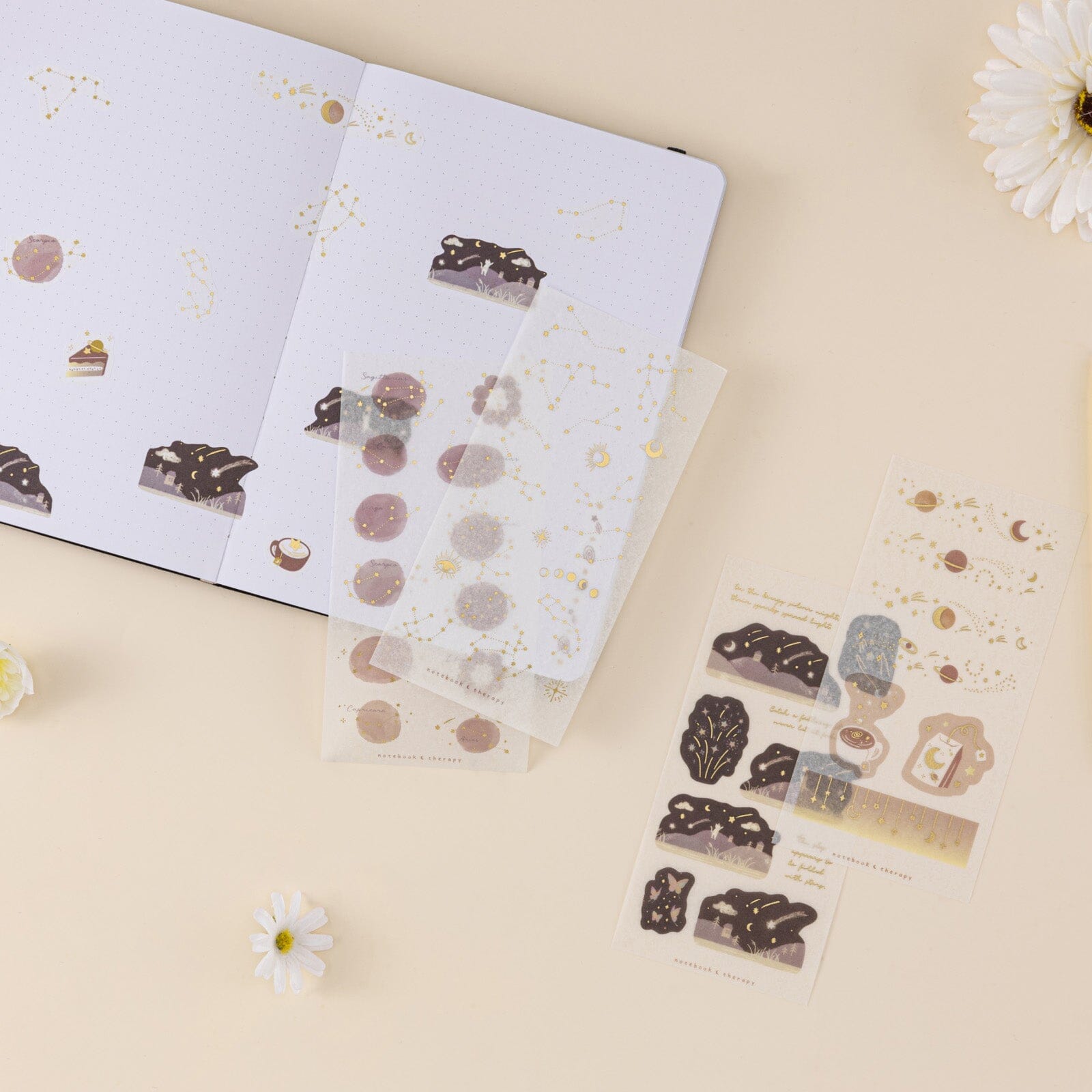 Tsuki 'Galaxy + Stars' Sticker Set ☾