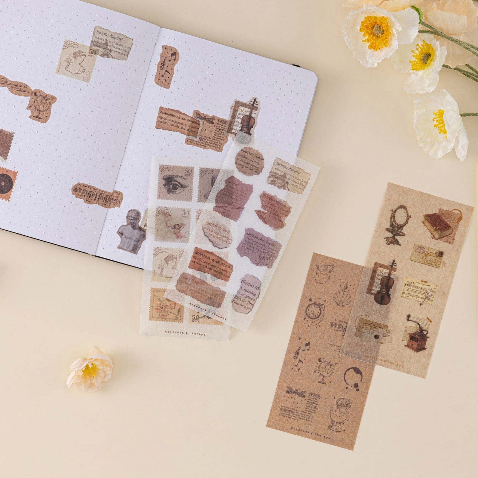 Tsuki 'Academia' Sticker Set ☾