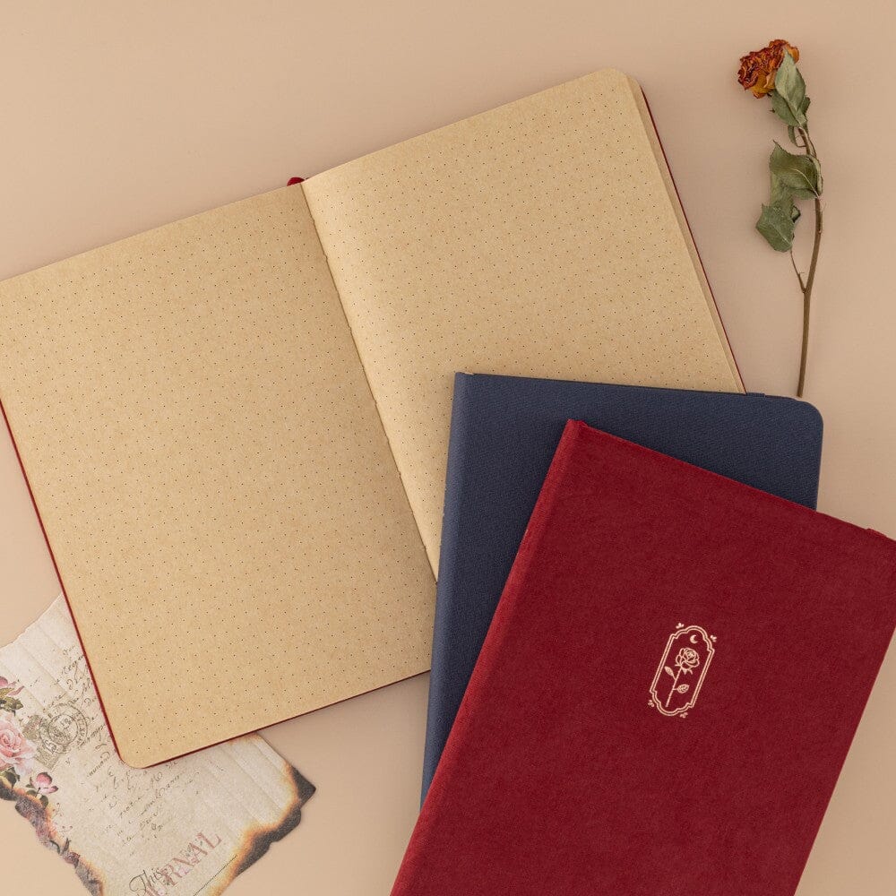 Tsuki 'Vintage Rose' Kraft Paper Limited Edition Bullet Journals ☾