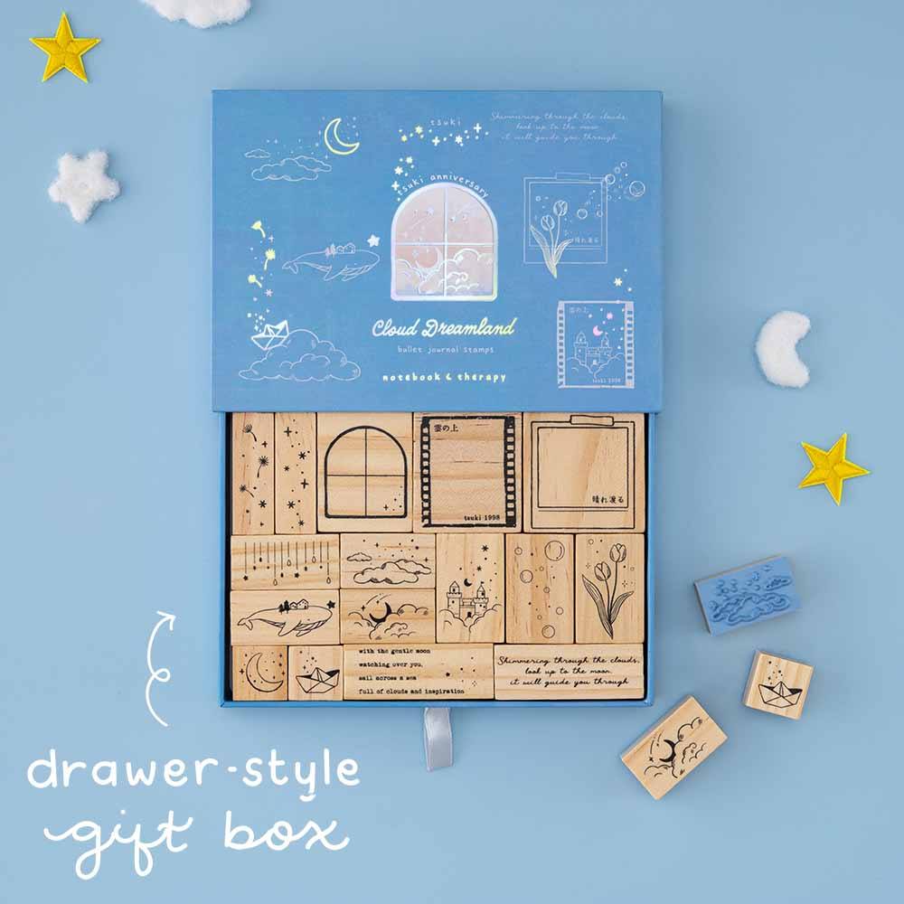 Tsuki 'Cloud Dreamland' Bullet Journal Stamp Set ☾