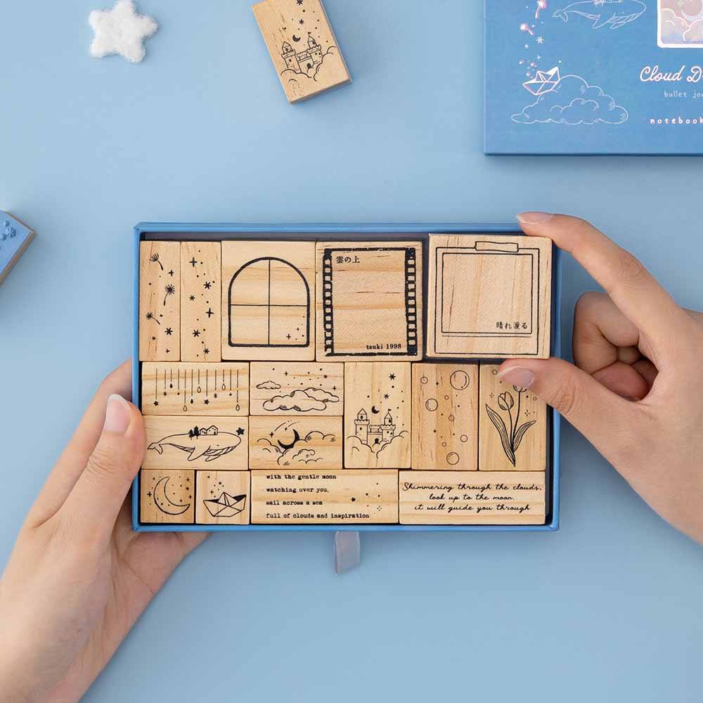 Tsuki 'Cloud Dreamland' Bullet Journal Stamp Set ☾
