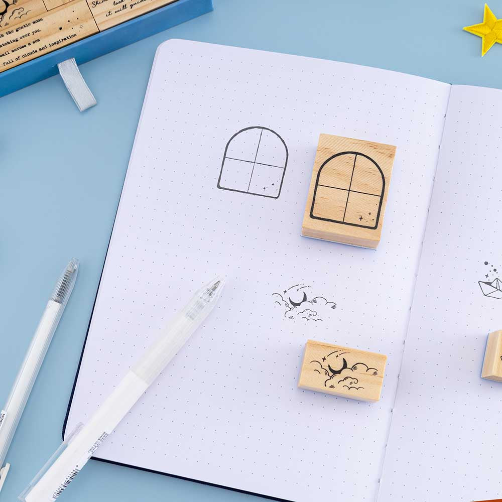 Tsuki 'Cloud Dreamland' Bullet Journal Stamp Set ☾