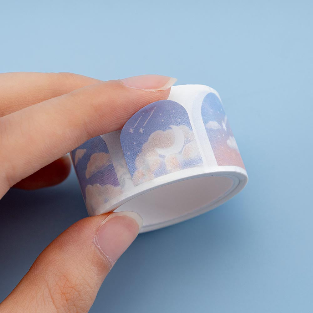 Tsuki 'Cloud Dreamland' Holographic Washi Tape Set ☾