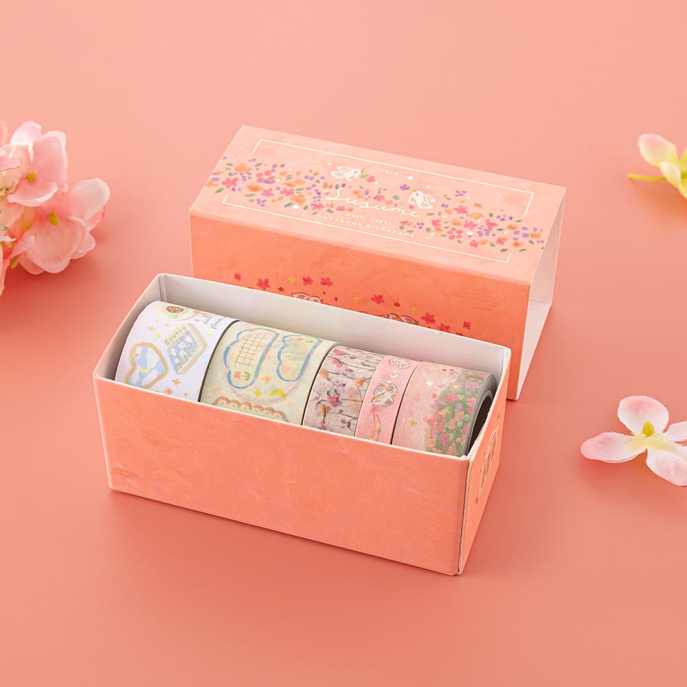 Tsuki 'Suzume' Washi Tape Set ☾