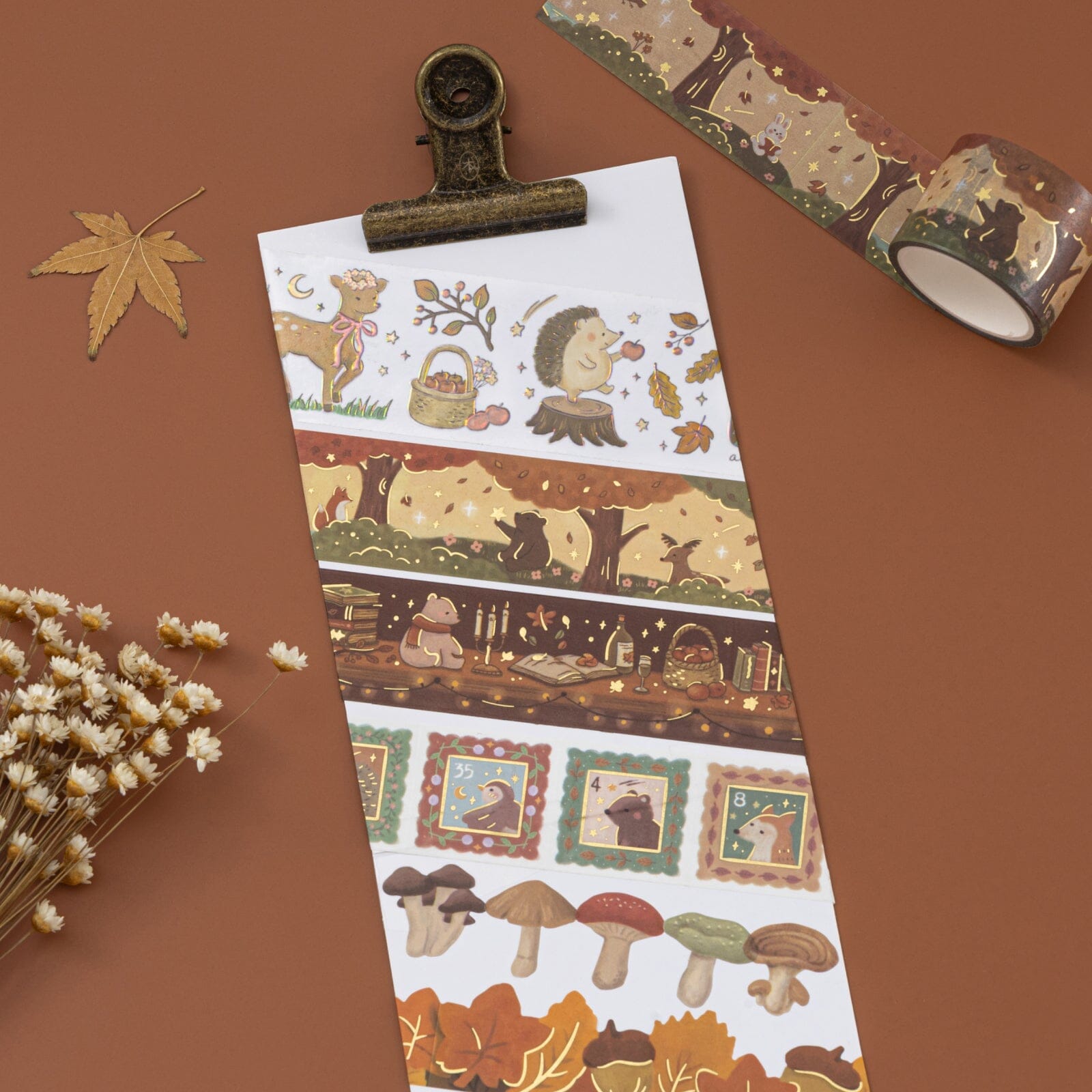 Tsuki 'Forest Friends' Washi Tape Set ☾