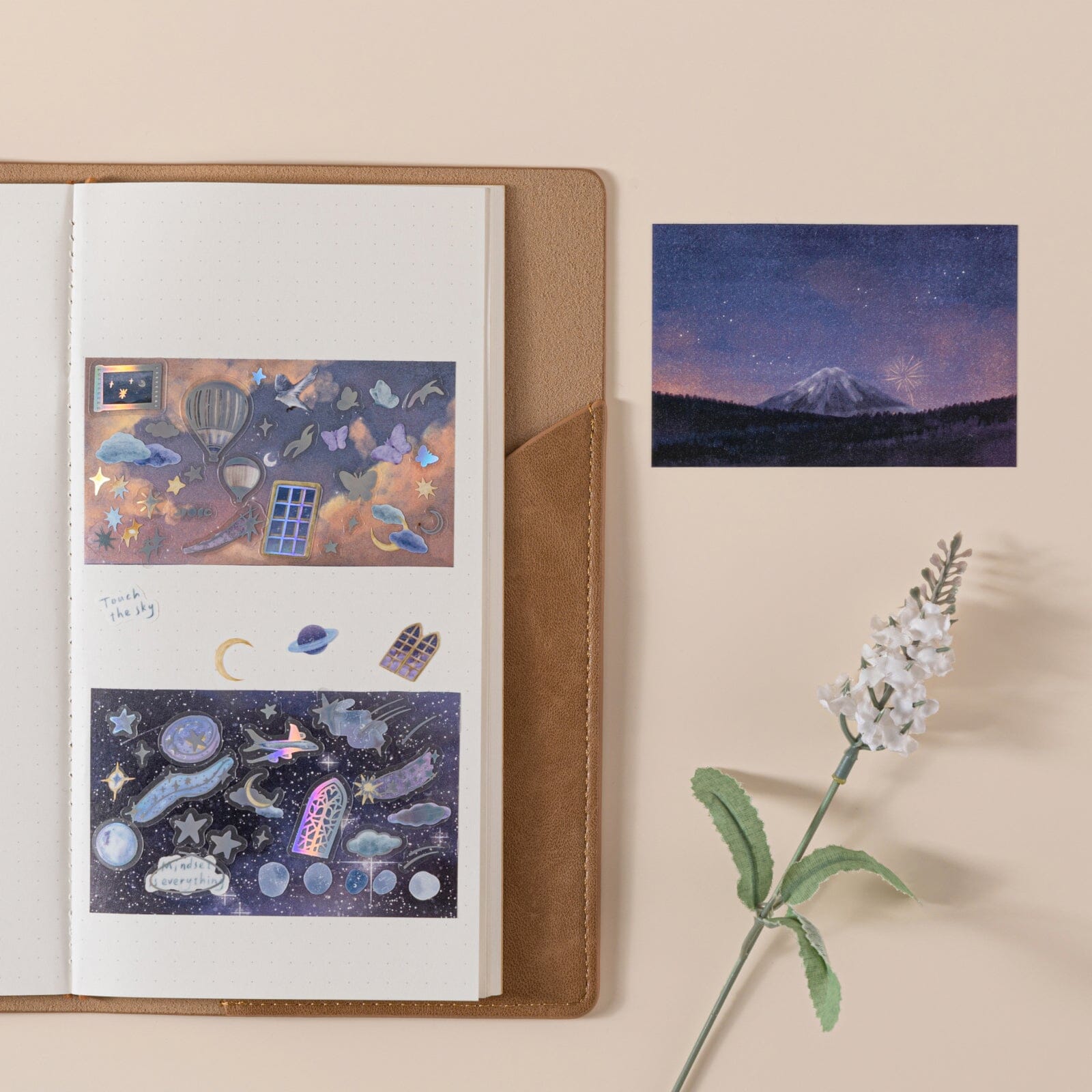 Hinoki - 'Into the Sky' Day and Night Sticker Set