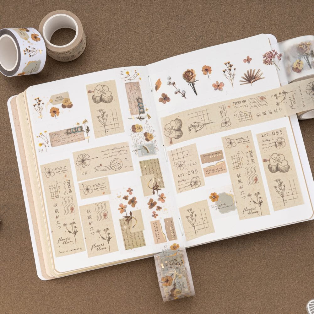 Tsuki 'Junk Journal' Washi Tape Set ☾