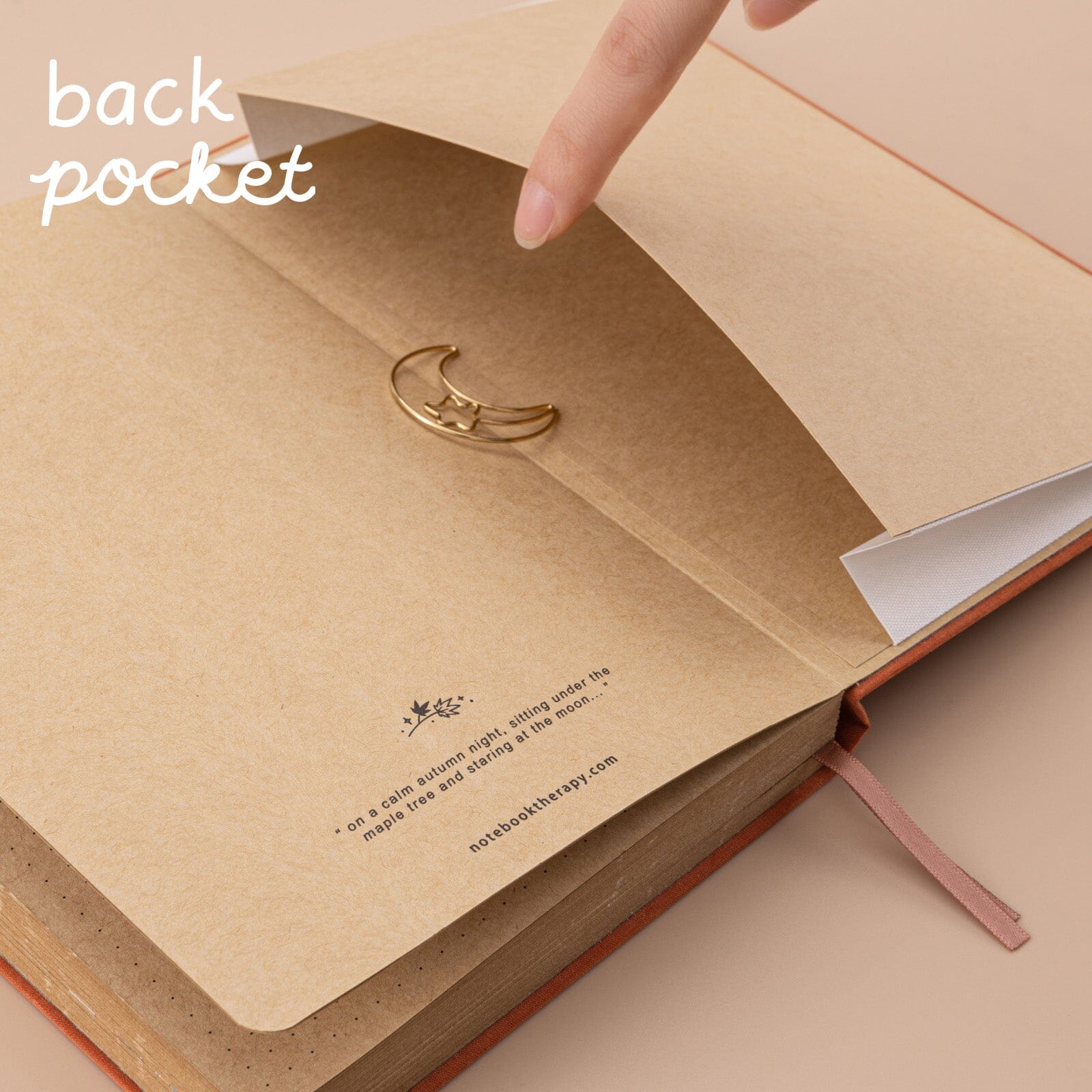 Tsuki 'Maple Moon' Kraft Paper Limited Edition Bullet Journal ☾