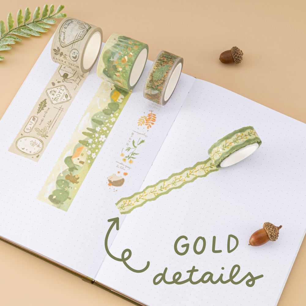 Tsuki 'Mori' Washi Tape Set ☾