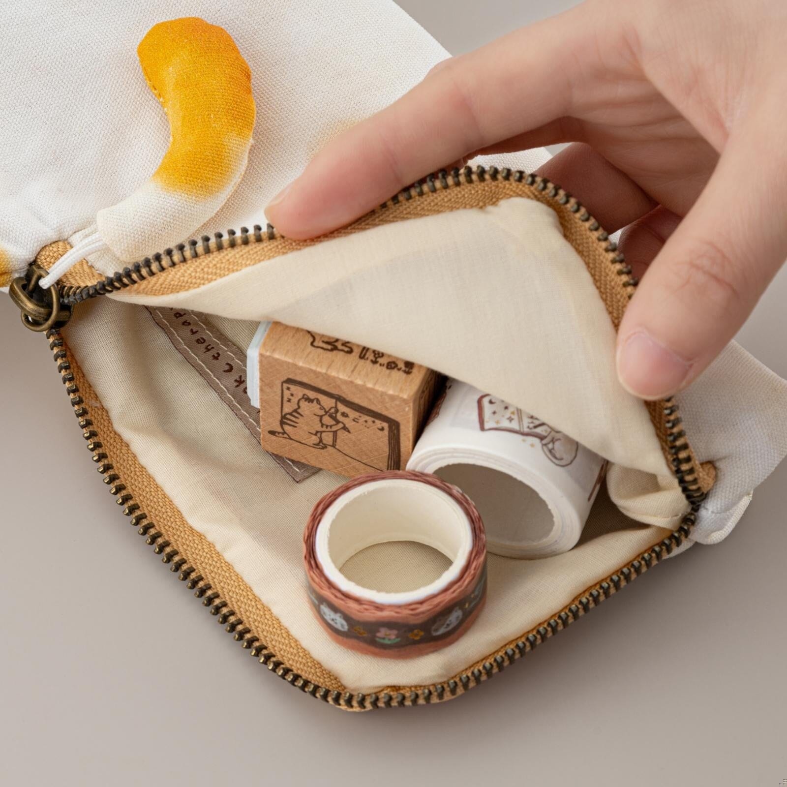 Tsuki 'Neko Days' Travel Pen Pouch ☾