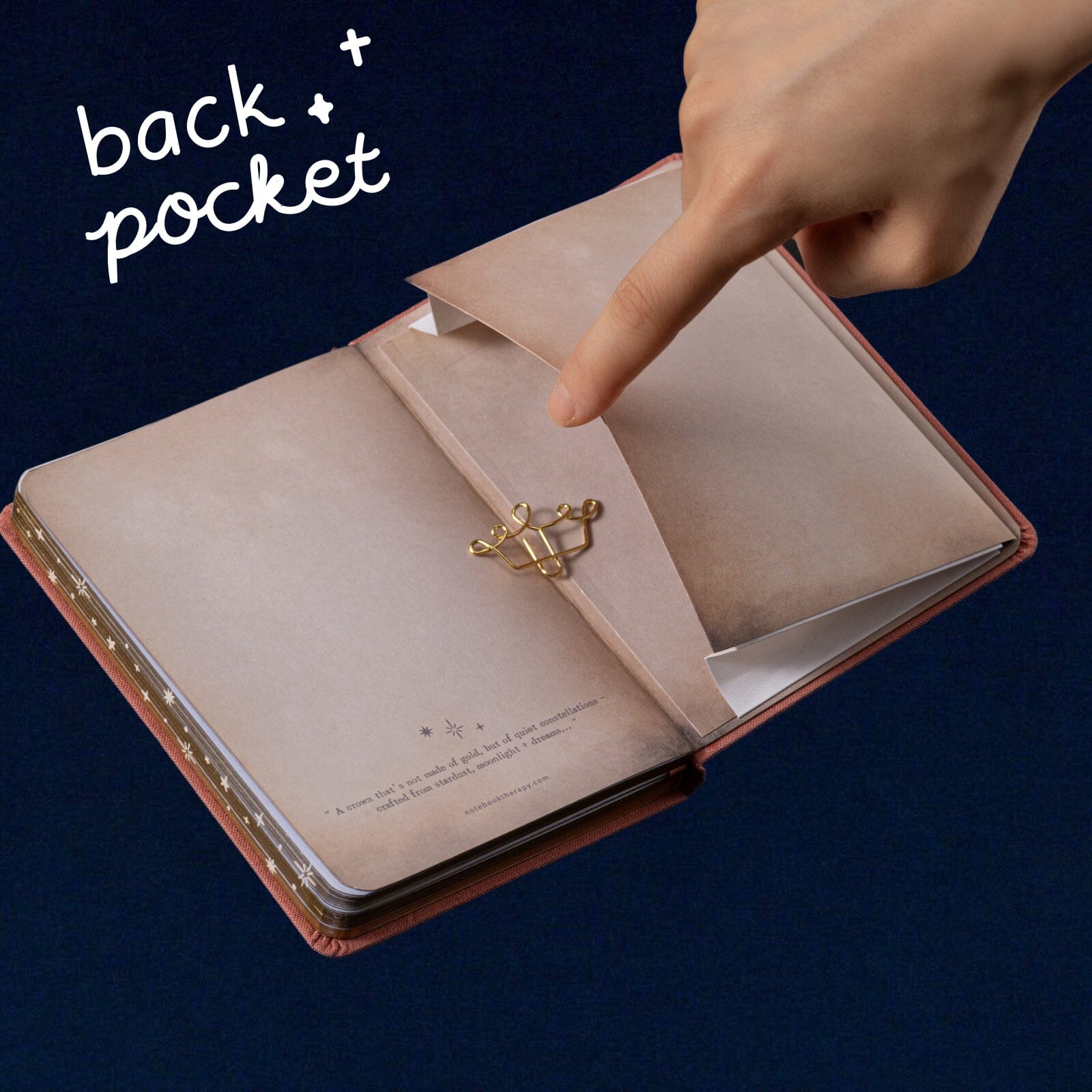 Tsuki 'Starlit Crown' A6 Travel Notebook ☾