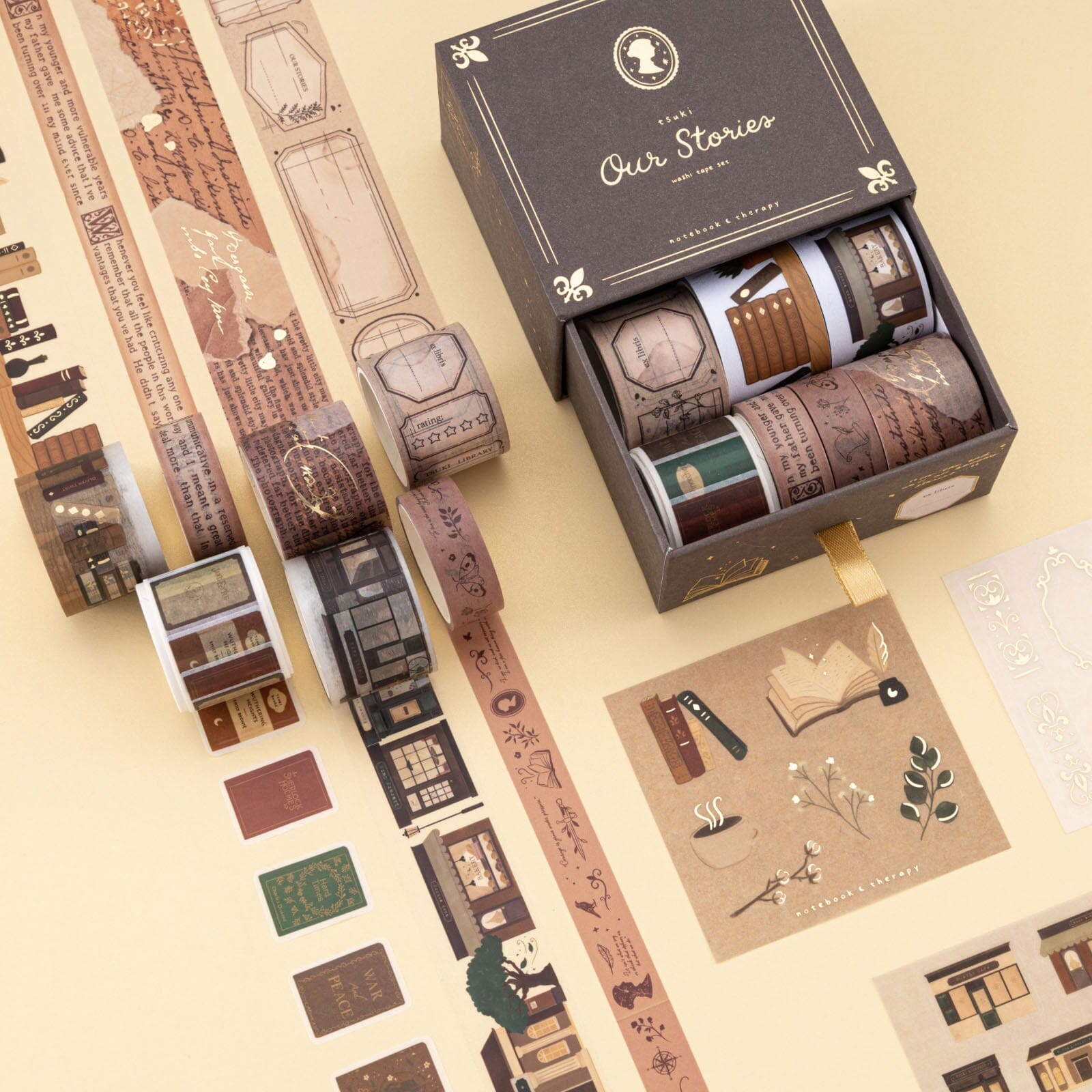 Tsuki 'Our Stories' Washi Tape Set ☾