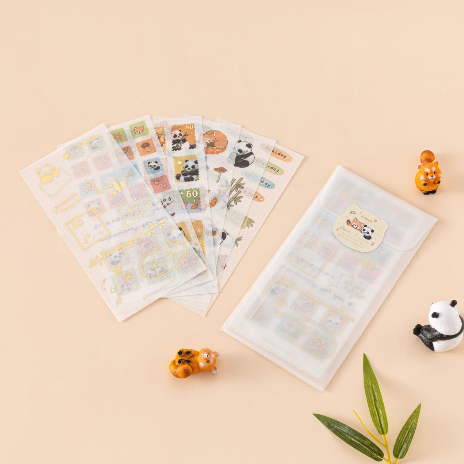 Tsuki 'Panda Friends' Sticker Set ☾