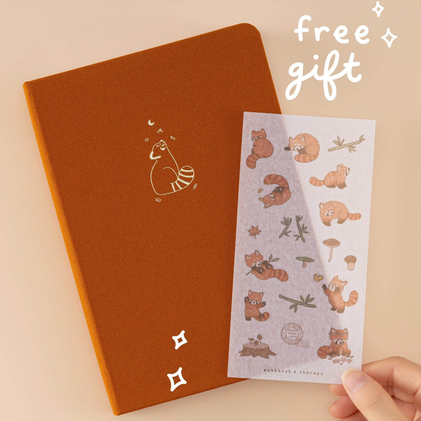 Tsuki 'Red Panda' Limited Edition A5 Bullet Journal ☾
