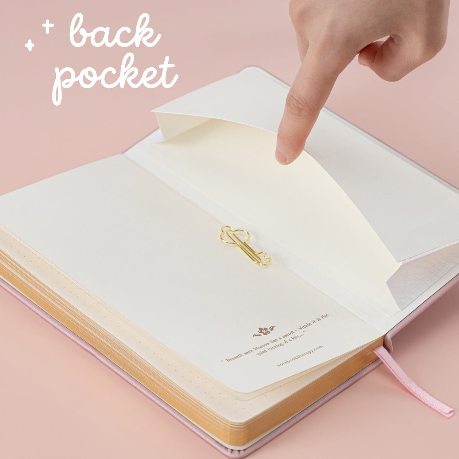 Tsuki 'Sakura Secret' Travel Notebook ☾