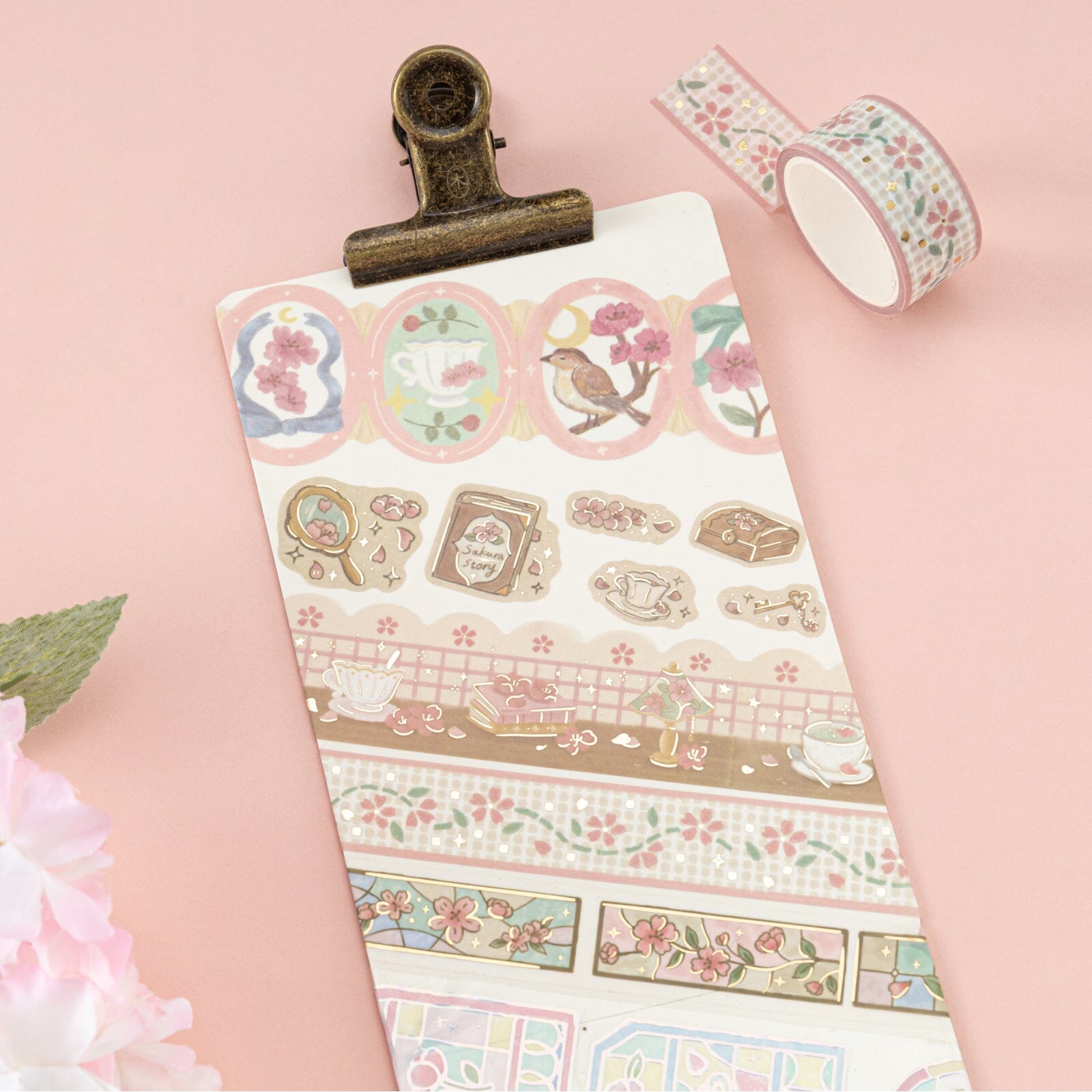 Tsuki 'Sakura Story' Washi Tape Set ☾