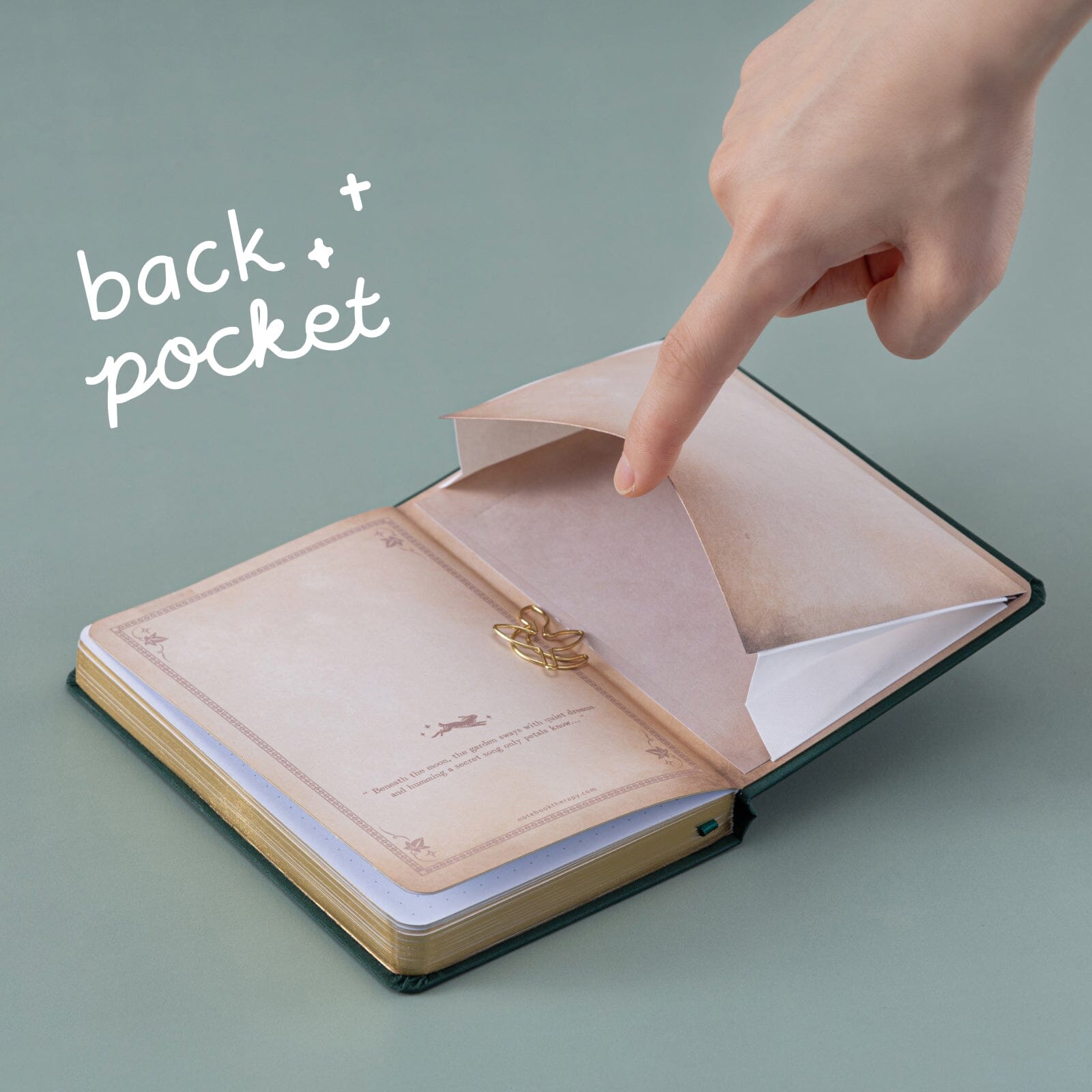 Tsuki 'Moonlit Garden' A6 Travel Notebook ☾