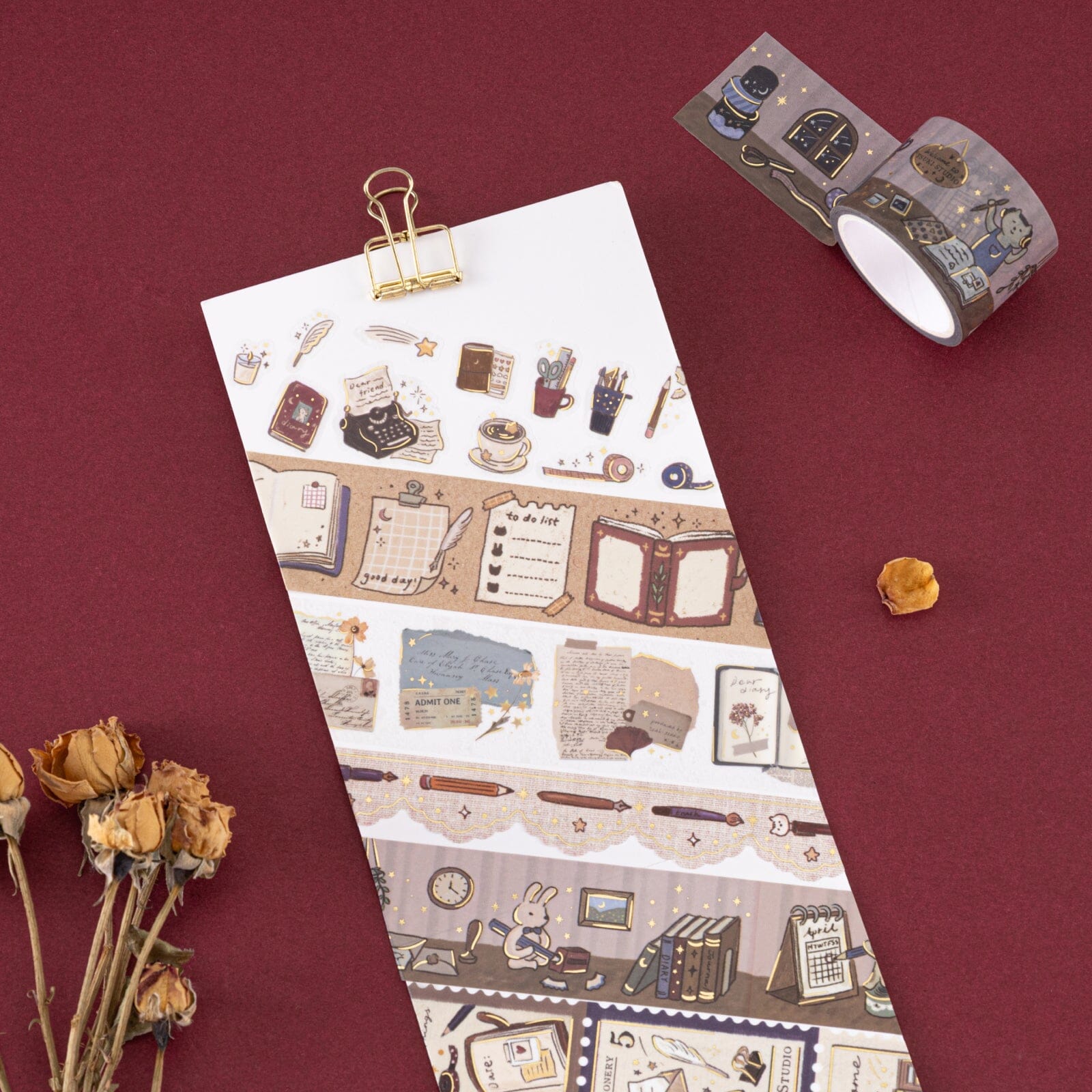 Tsuki 'Tsuki Studio' Washi Tape Set ☾