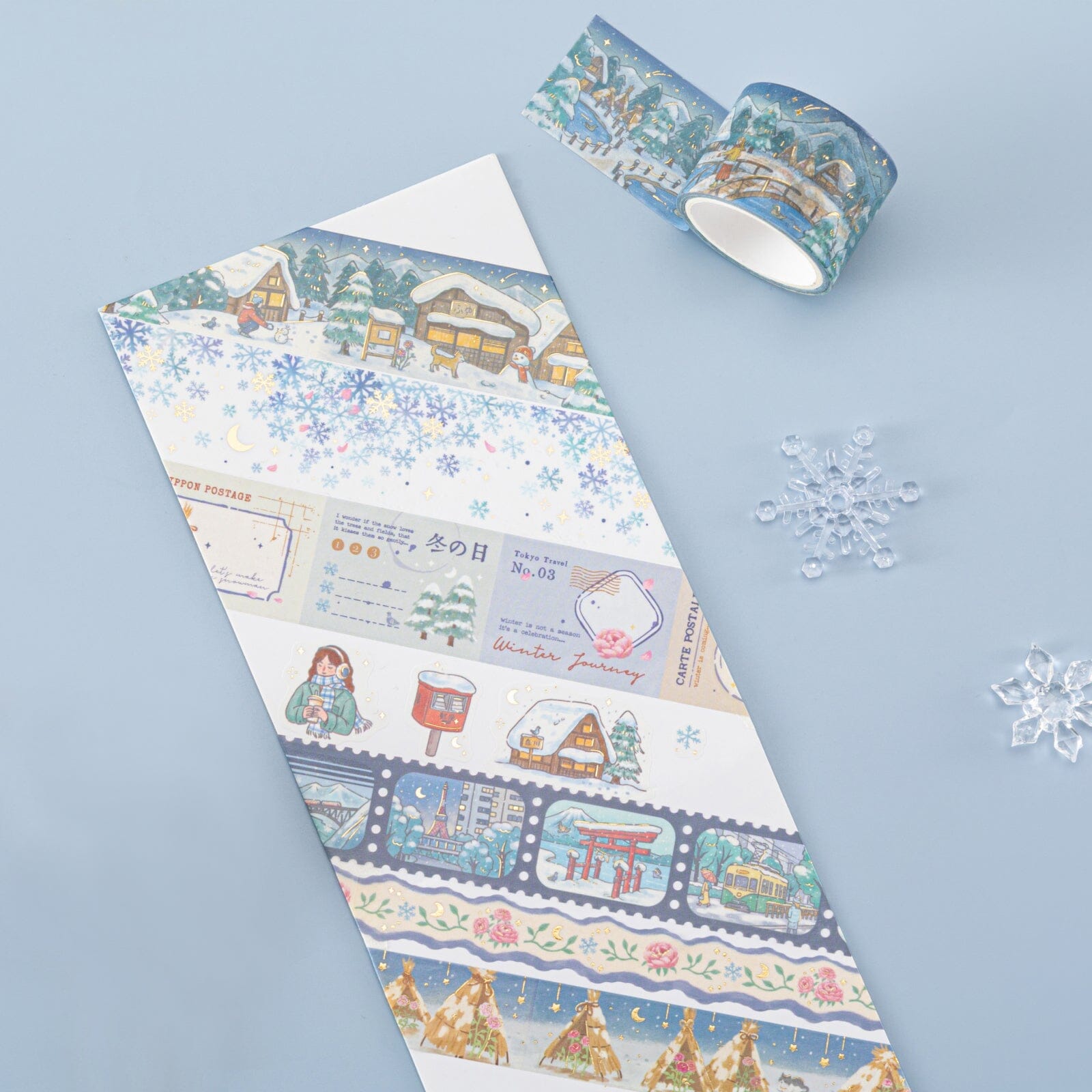 Tsuki 'Winter Journey' Washi Tape Set ☾