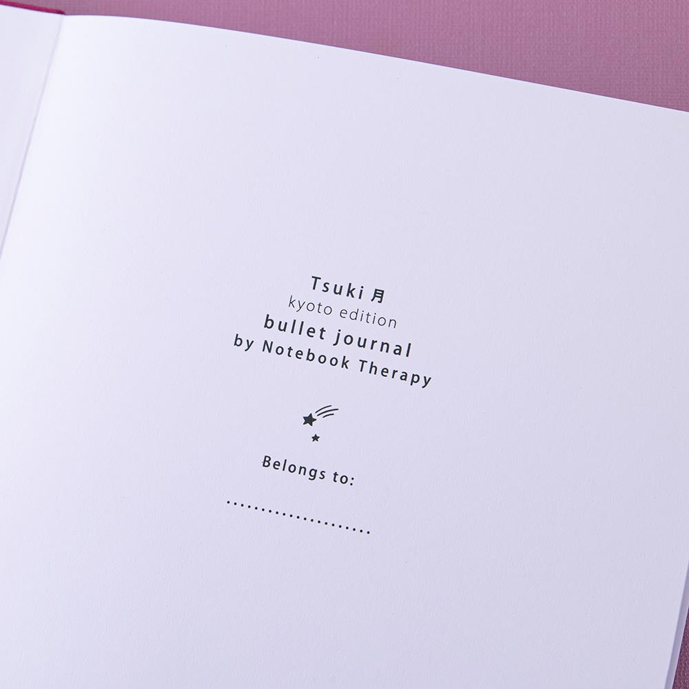 Tsuki 'Kyoto' Limited Edition Bullet Journal ☾