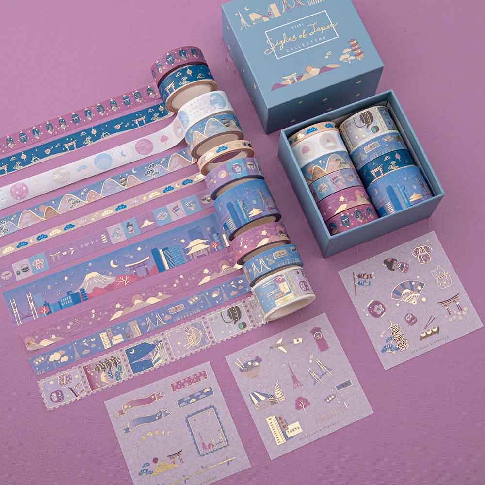 Tsuki 'Sights of Japan' Washi Tape Set ☾