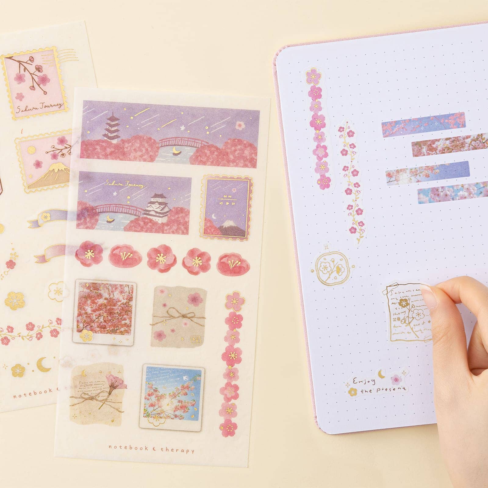 Tsuki 'Sakura Journey' Sticker Set ☾