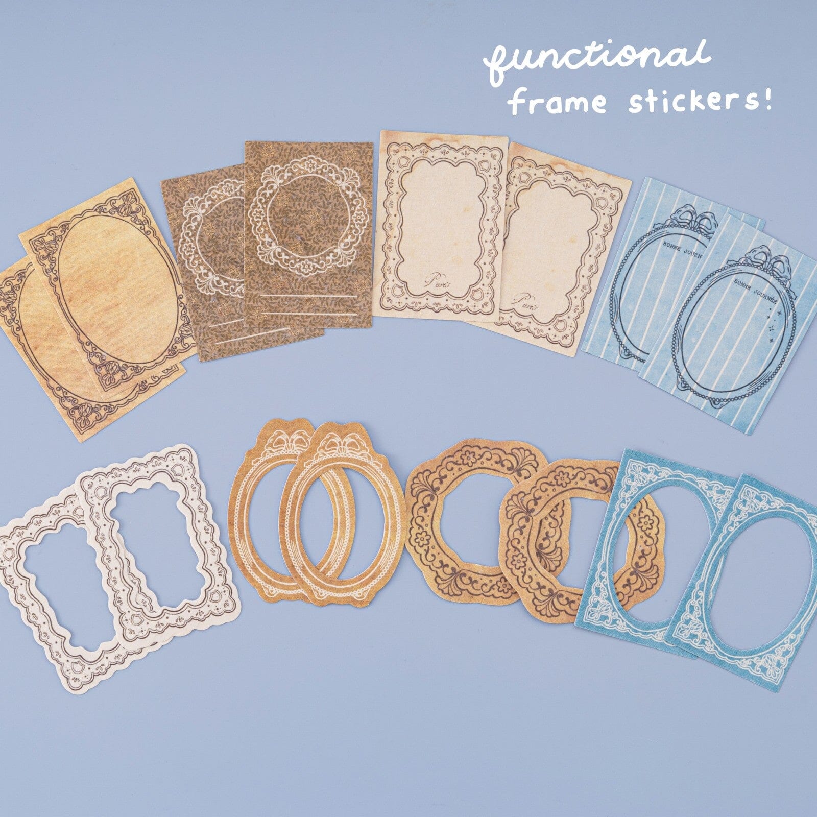 Tsuki 'Journée à Paris' Scrapbook Sticker Set ☾