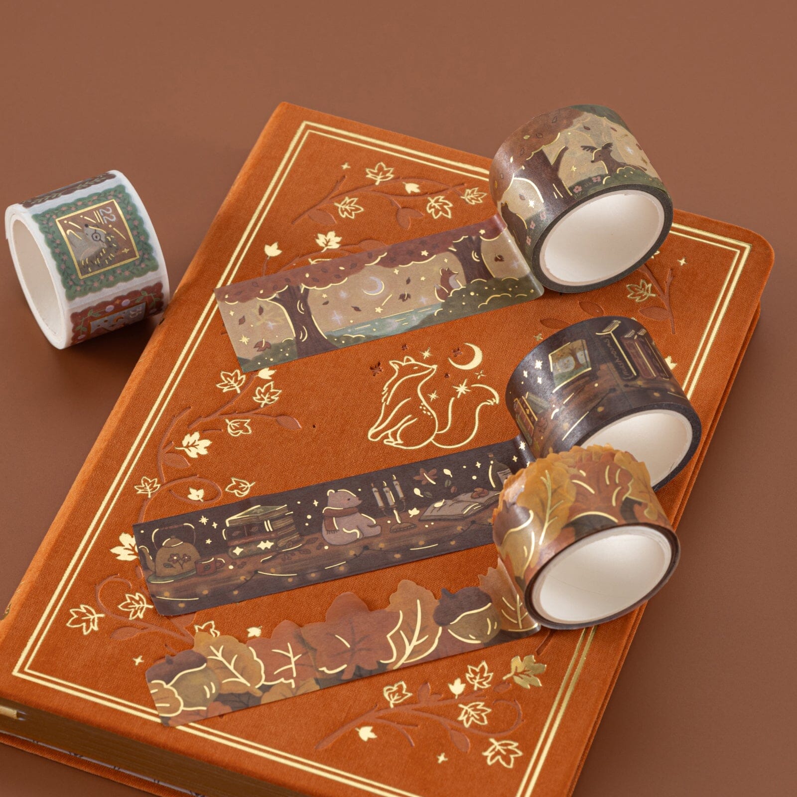 Tsuki 'Forest Friends' Washi Tape Set ☾