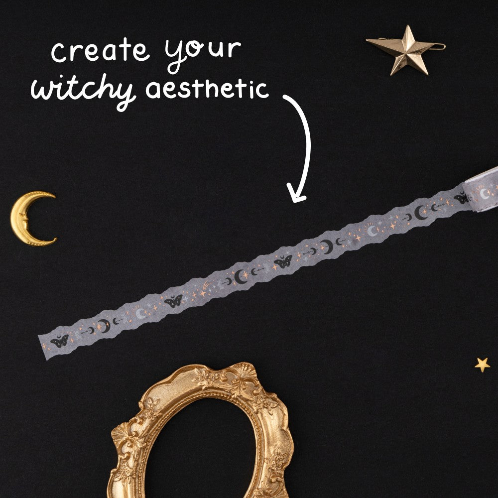 Tsuki 'Moonlit Alchemy' Washi Tape Set ☾