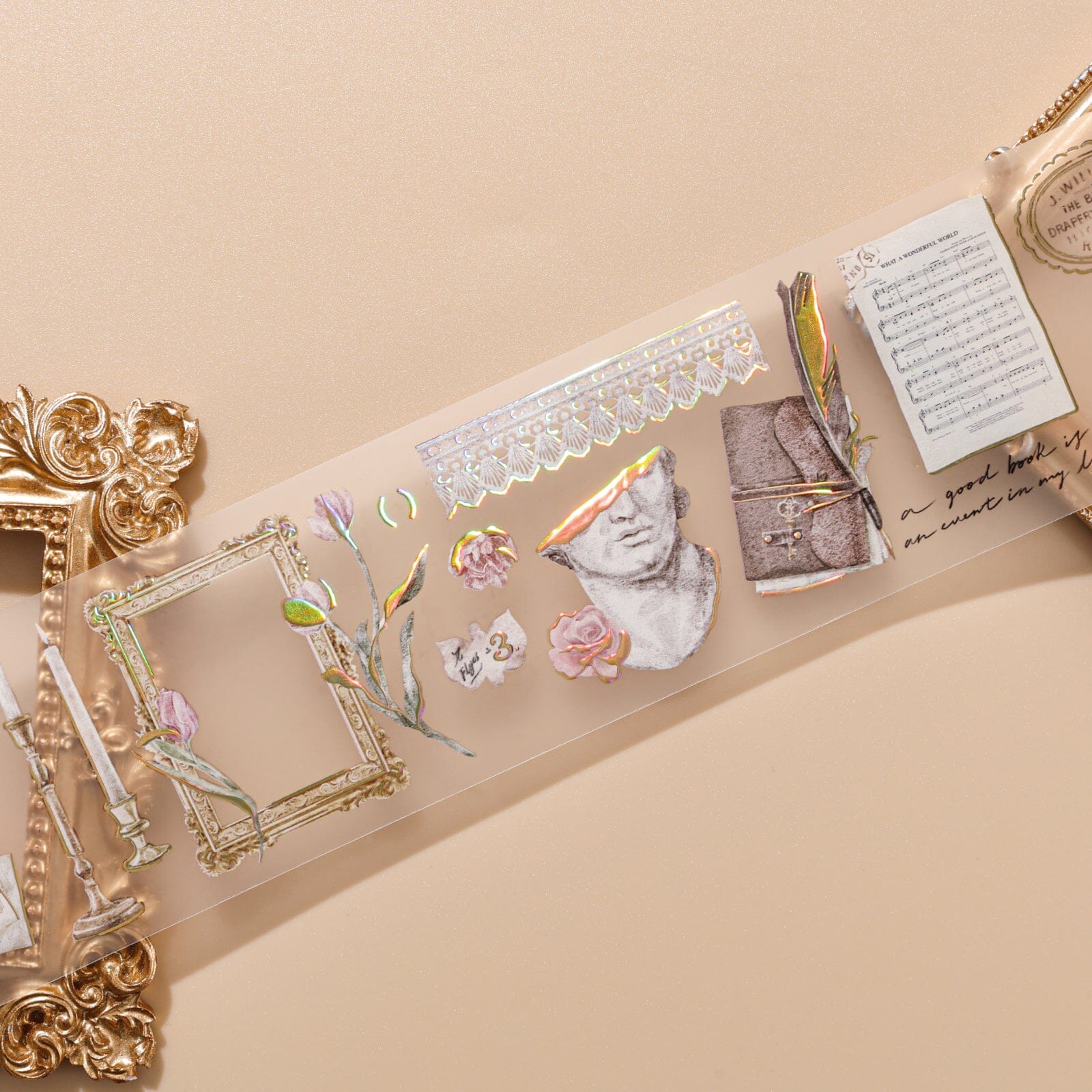 Hinoki - 'Into the Library' PET Decorative Tape