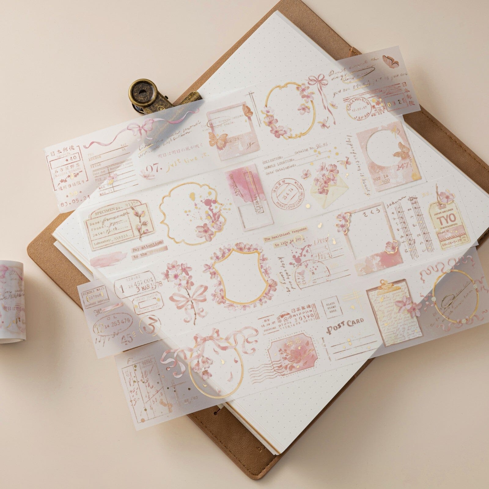 Hinoki - 'Into the Blossom' Decorative PET Tape Set
