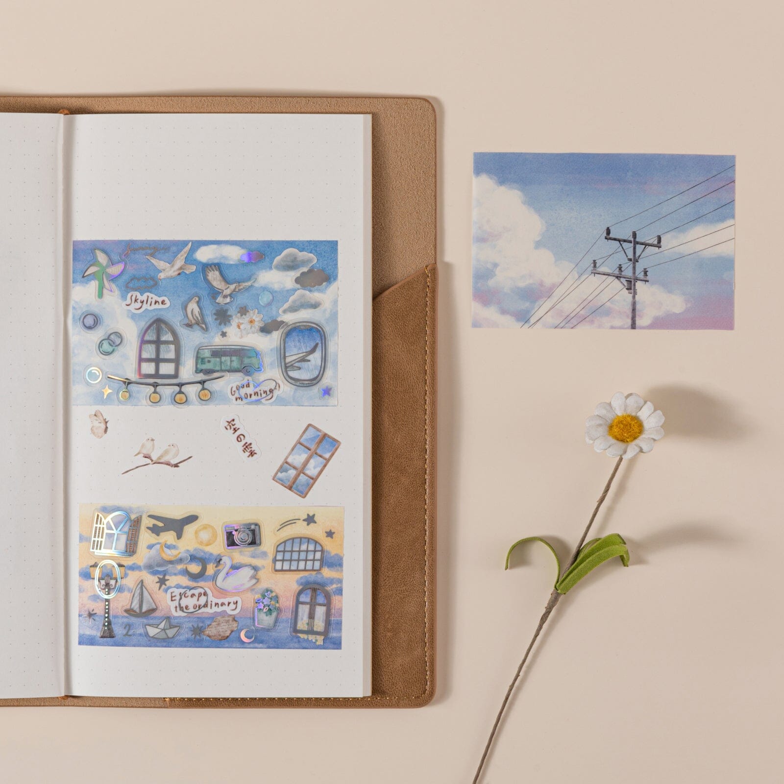 Hinoki - 'Into the Sky' Day and Night Sticker Set