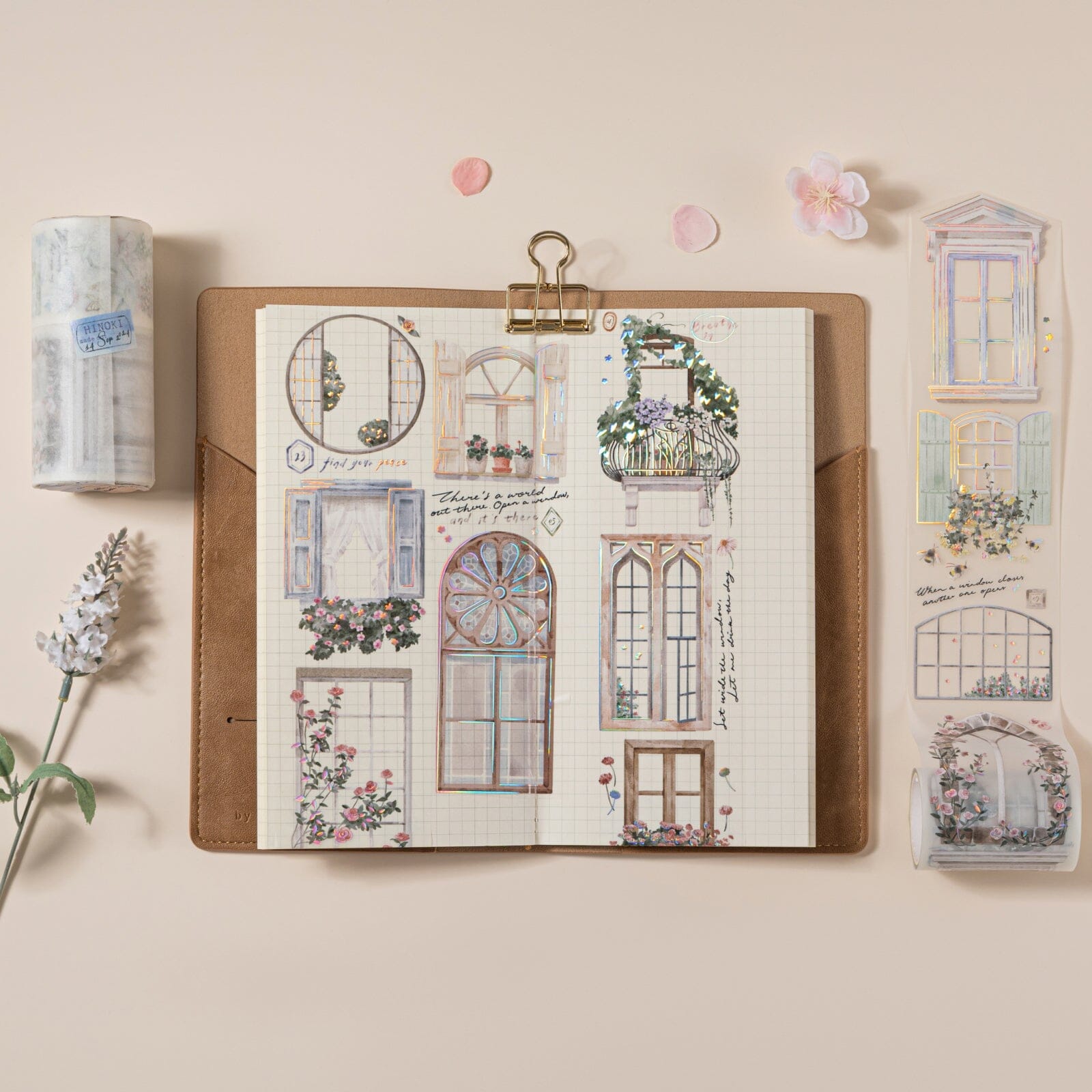Hinoki - 'Into the Sky' PET Decorative Tape Set