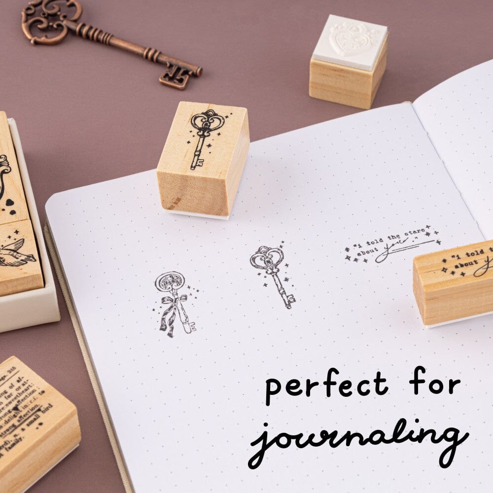 Tsuki 'Love Lock' Bullet Journal Stamp Set ☾