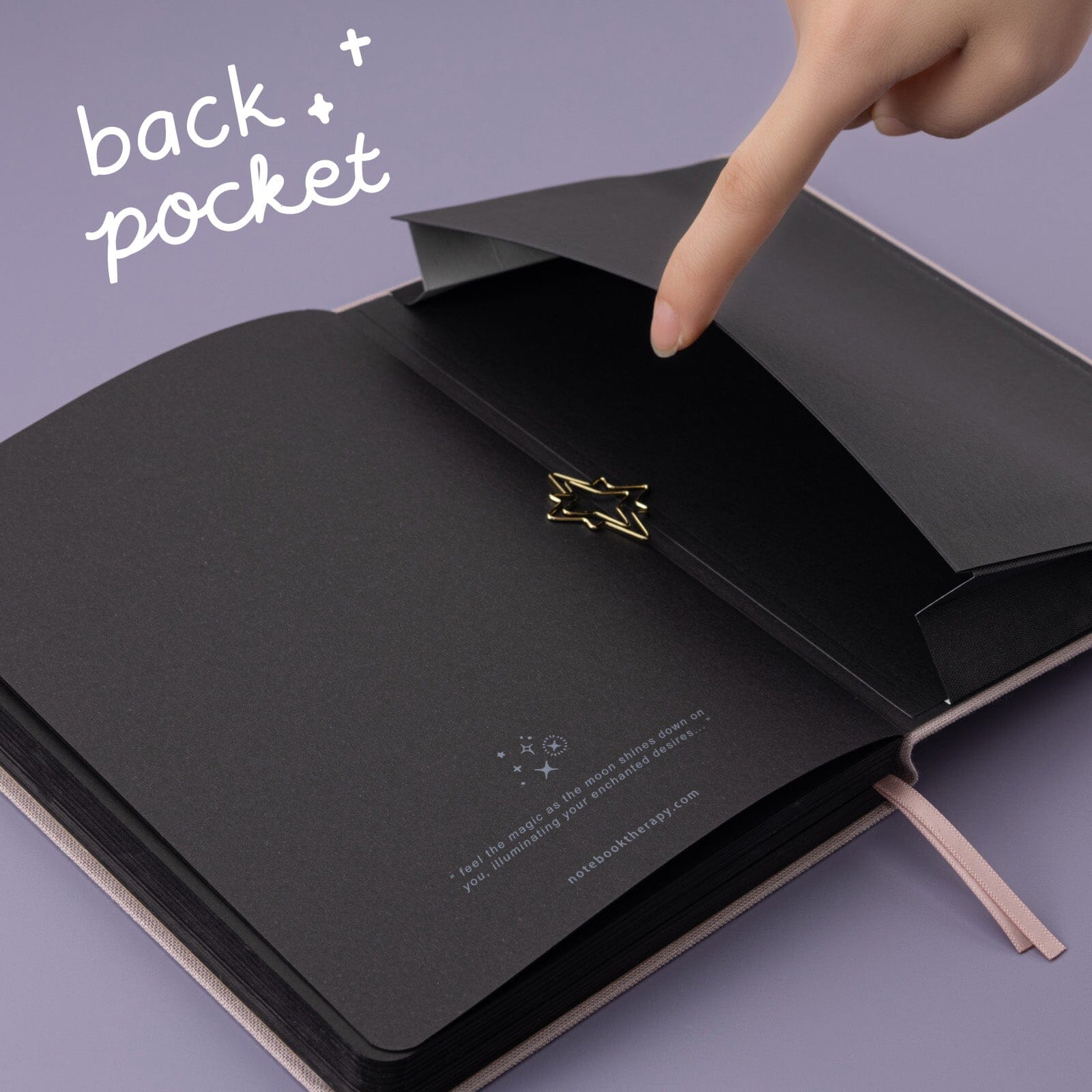 Tsuki 'Lunar Magic' Limited Edition Black Page Bullet Journal ☾