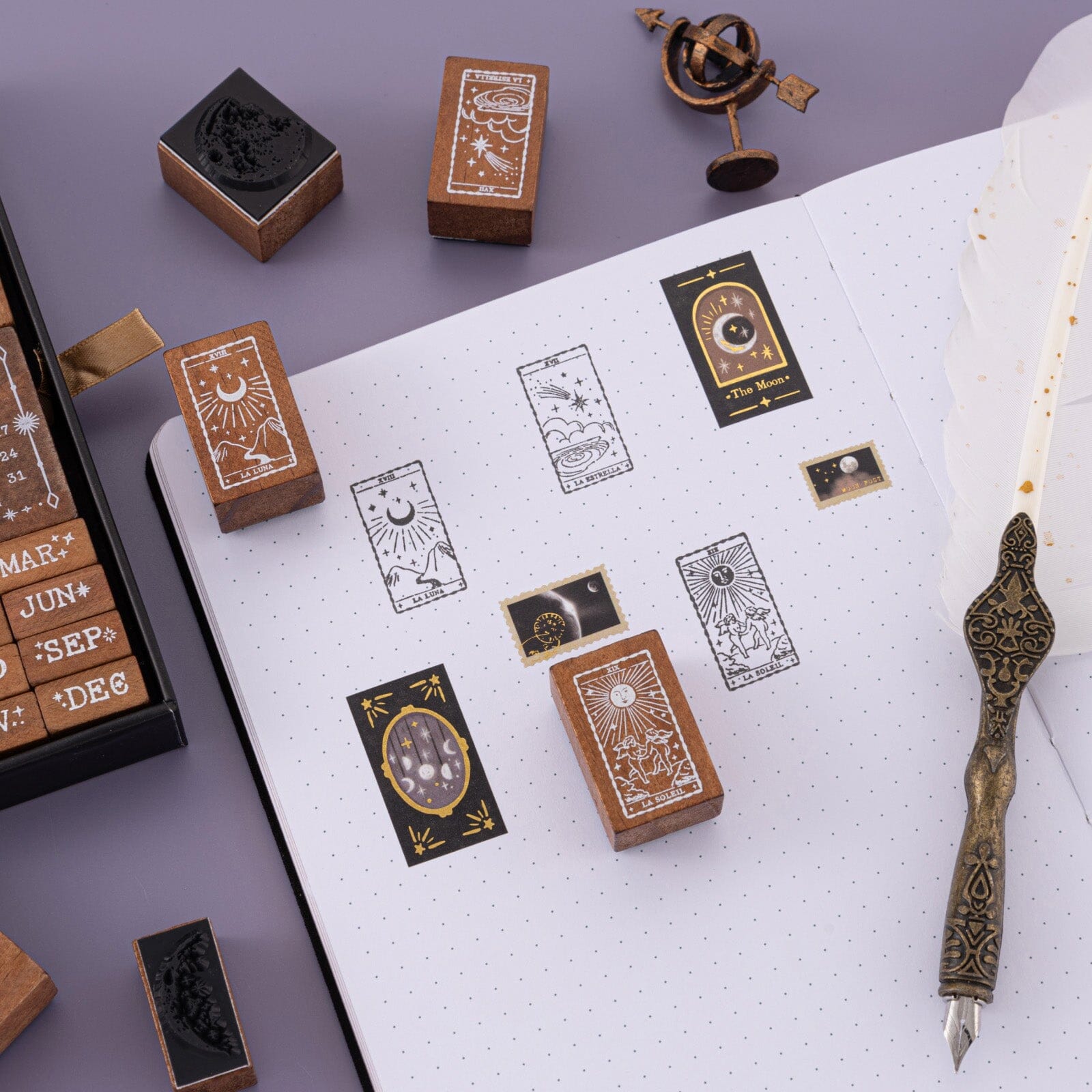 Tsuki 'Lunar Mystery' Bullet Journal Stamp Set ☾
